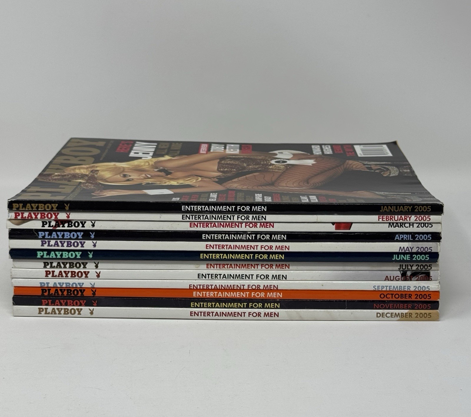 VTG Playboy Magazine 2005 FULL YEAR SET – Complete 12 ISSUES ft. Marilyn Monroe