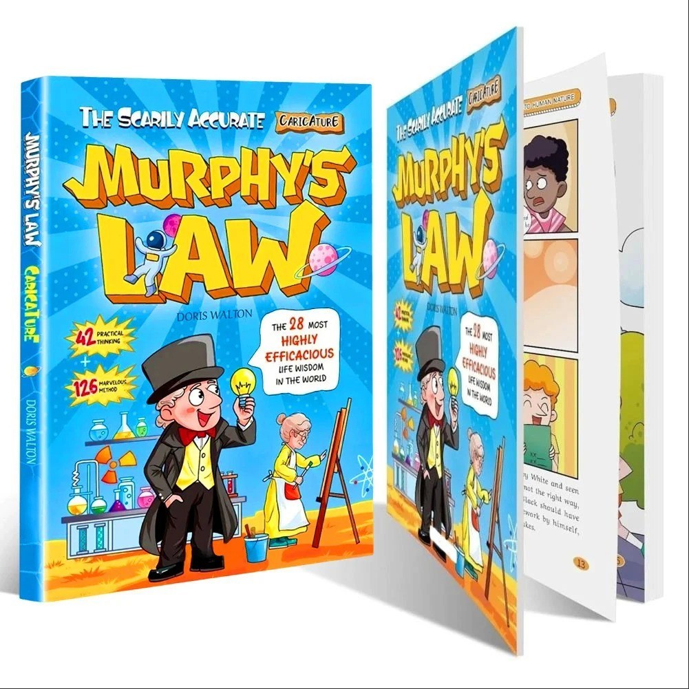 Murphy&rsquo;s Law Learning Book for Kids 8-12 with 128 Pages Paperback Illustrated