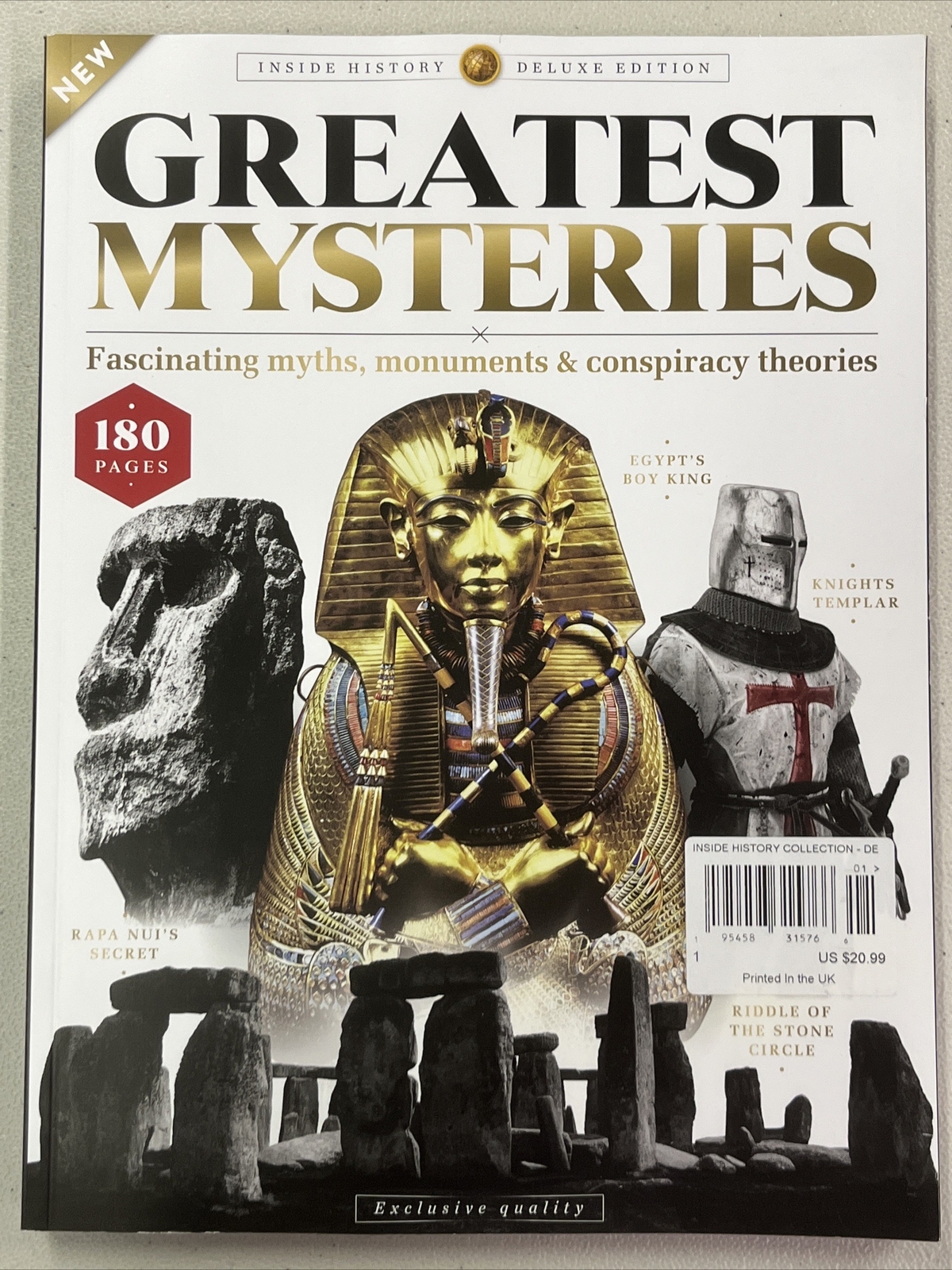 Inside History Deluxe Edition magazine Greatest Mysteries 2023 180 Pages