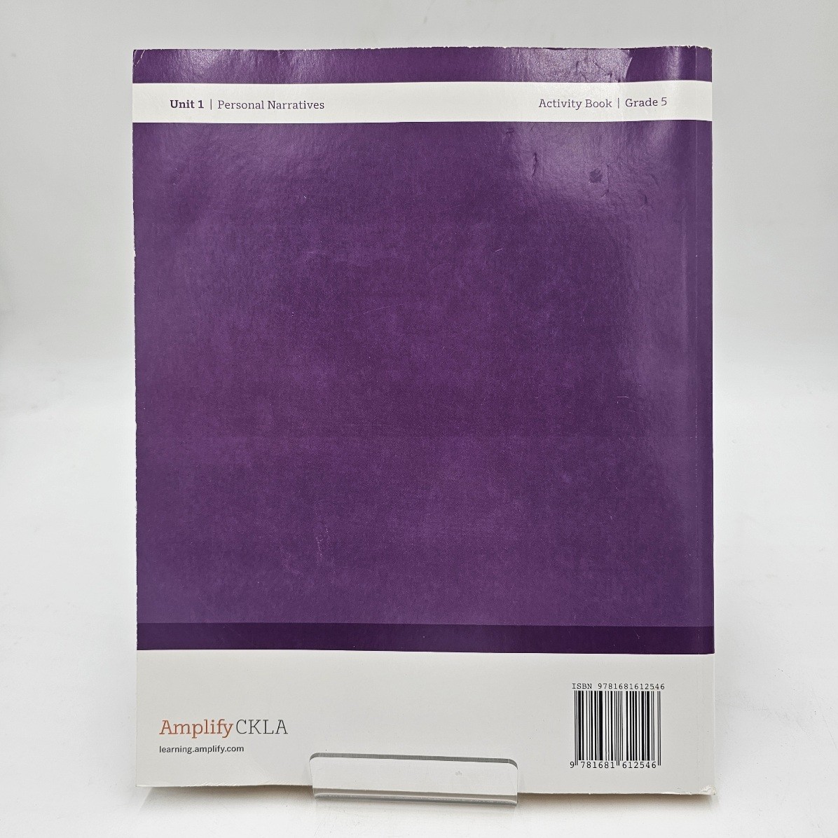 Amplify CKLA Grade 5 Unit 1 Activity Book | Personal Narratives PB | UNMARKED VG