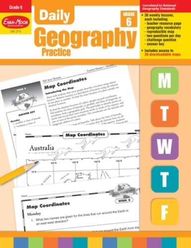 Daily Geography Practice: Grade 6 – Paperback By Evan Moor – GOOD