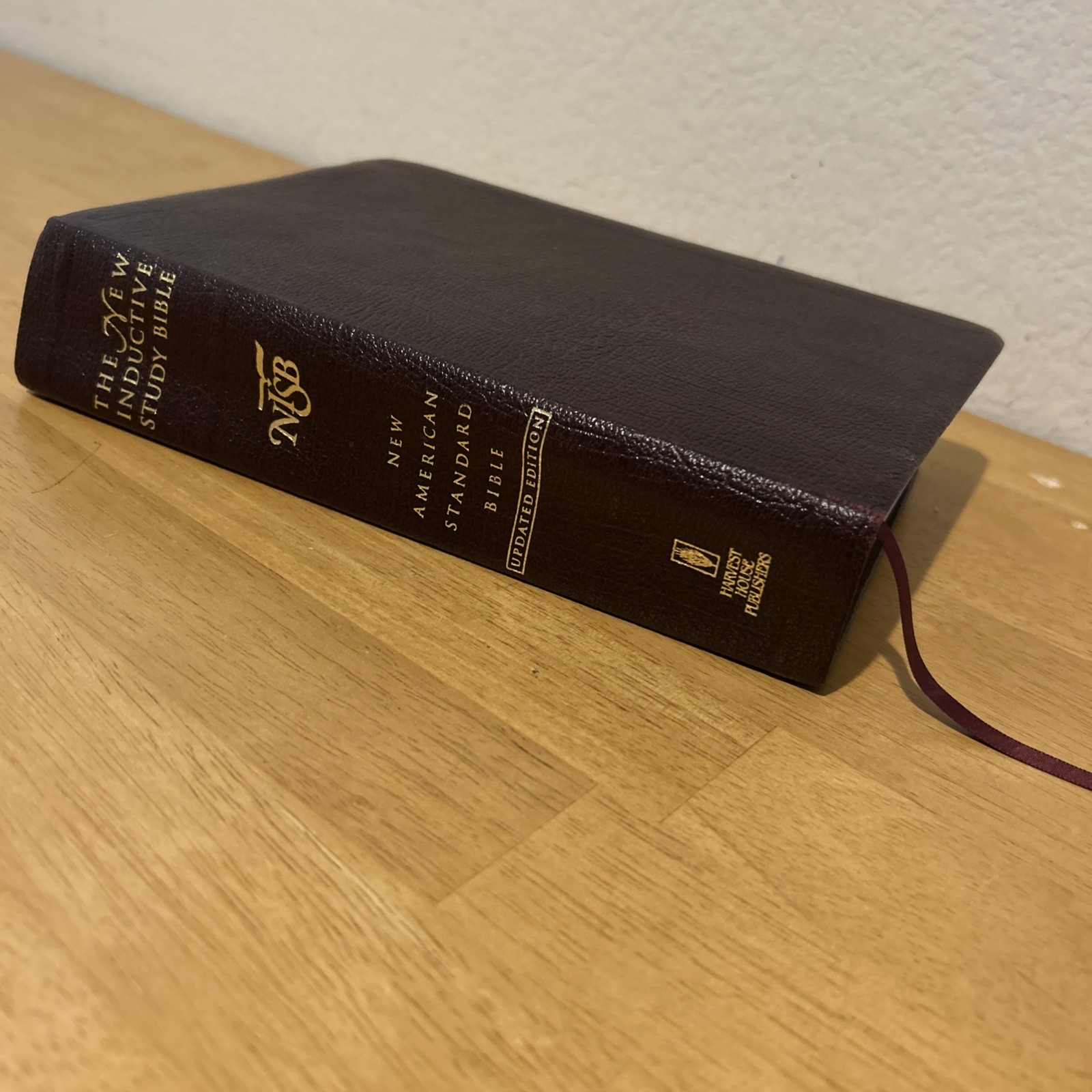 2000 The New Inductive Study Bible. NASB Updated Edition Burgundy Bonded Leather
