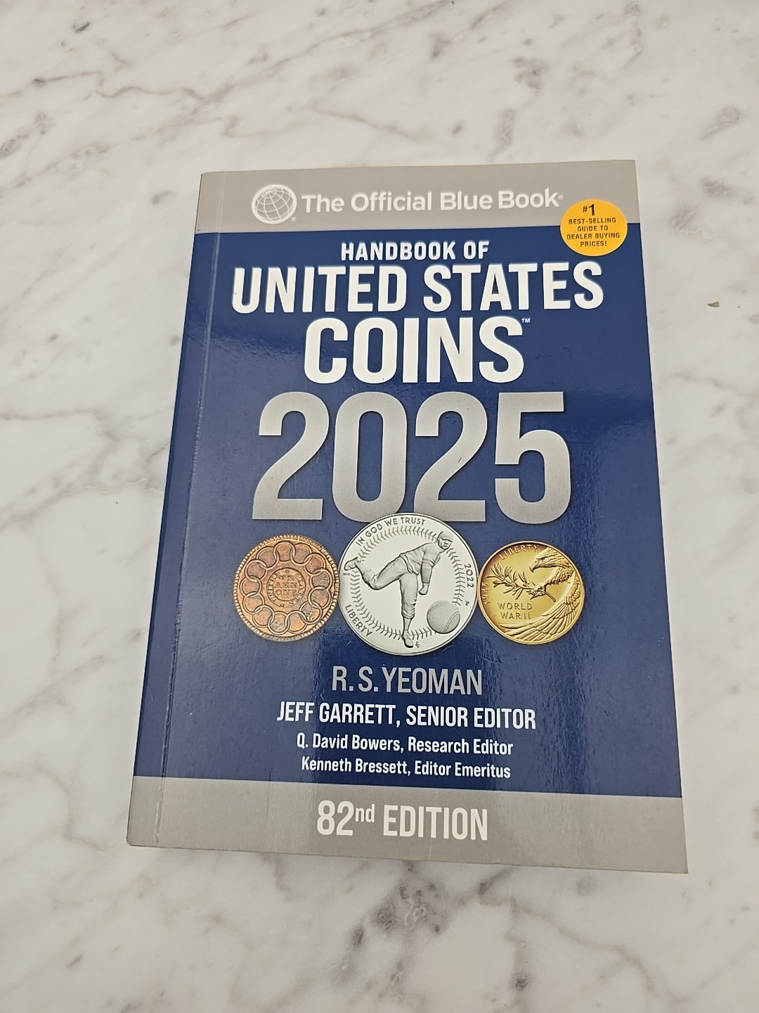 Whitman 2025 Blue Book, Handbook of US Coins, Paperback