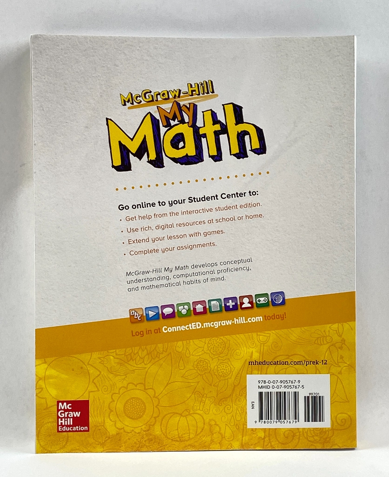 Mc Graw-Hill Grade K Volume 1 Student Edition My Math Book
