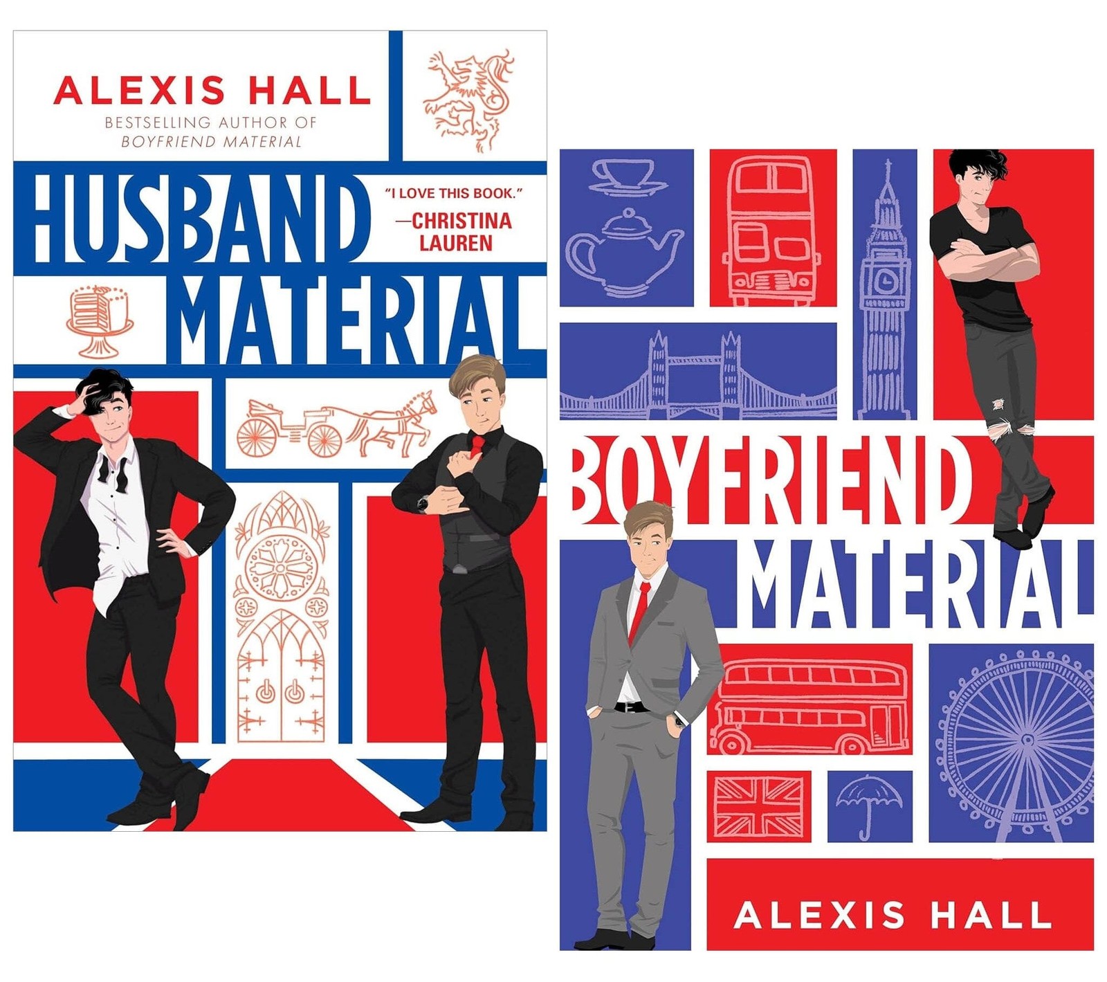 Boyfriend Material Series By Alexis Hall 2 Books Set – Fiction – Paperback