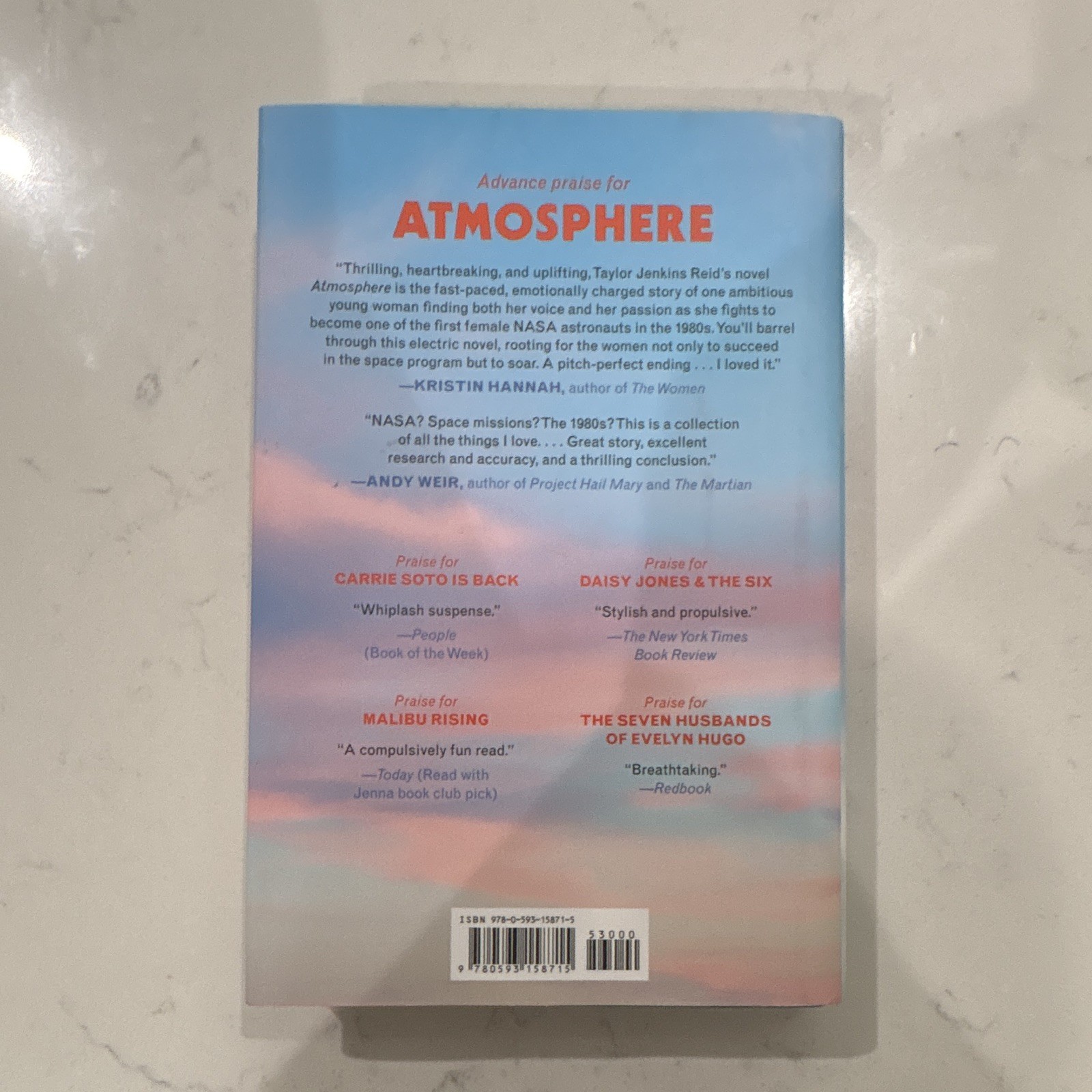Taylor Jenkins Reid Atmosphere: A Love Story Paperback 2025 NASA 1980s