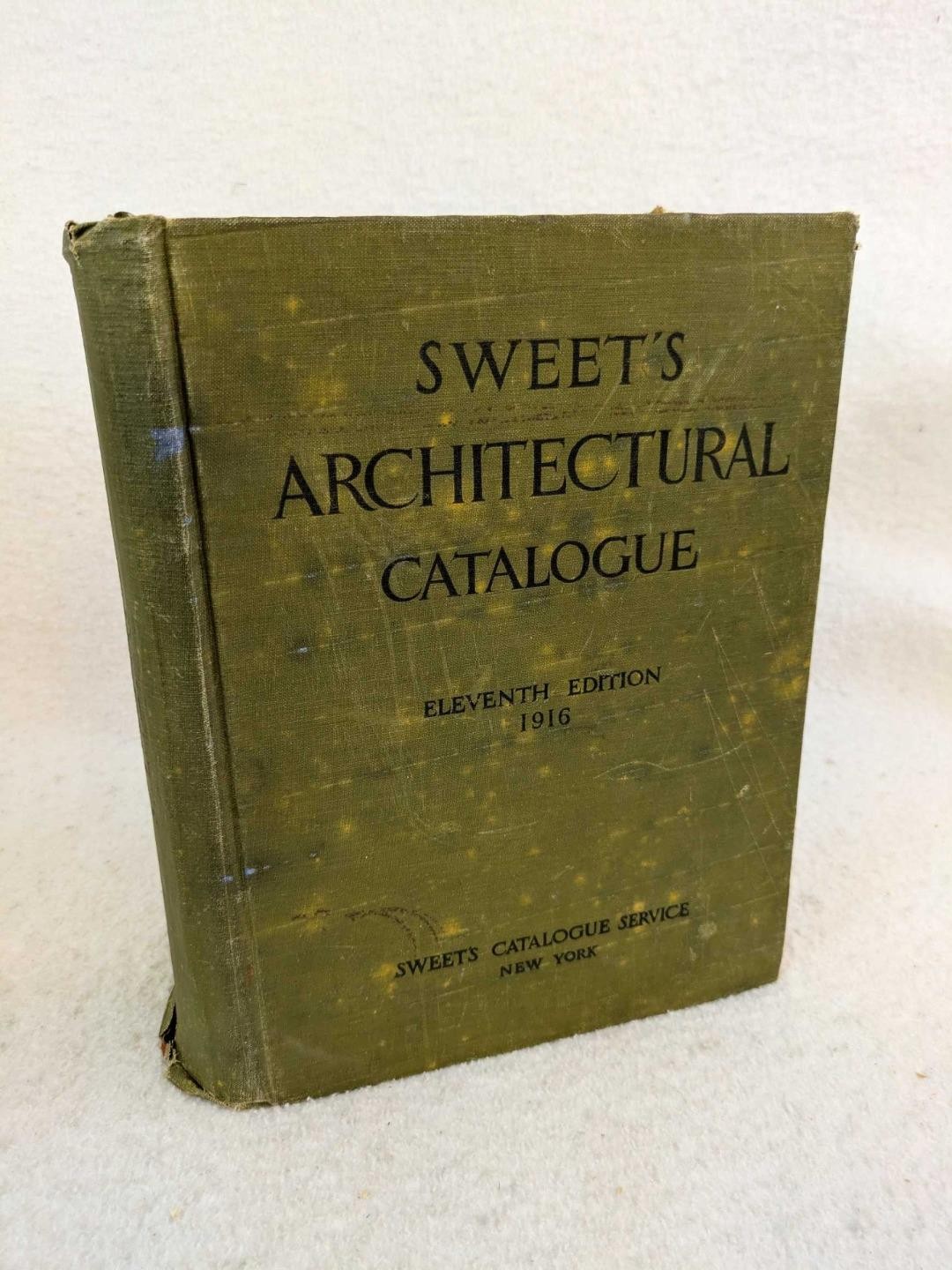 SWEET&rsquo;S ARCHITECTURAL CATALOGUE Eleventh Edition 1916 New York