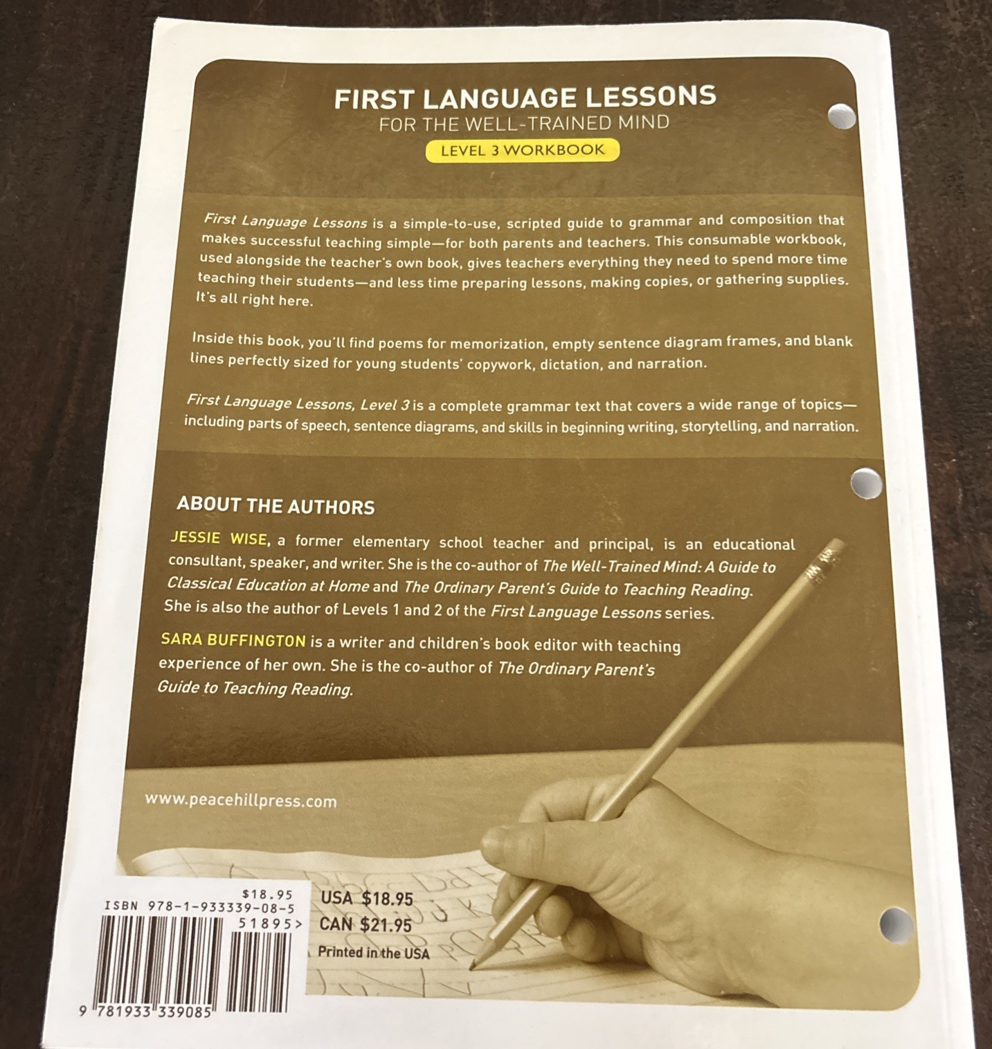 First Language Lessons for the Well-Trained Mind Level 3 Workbook