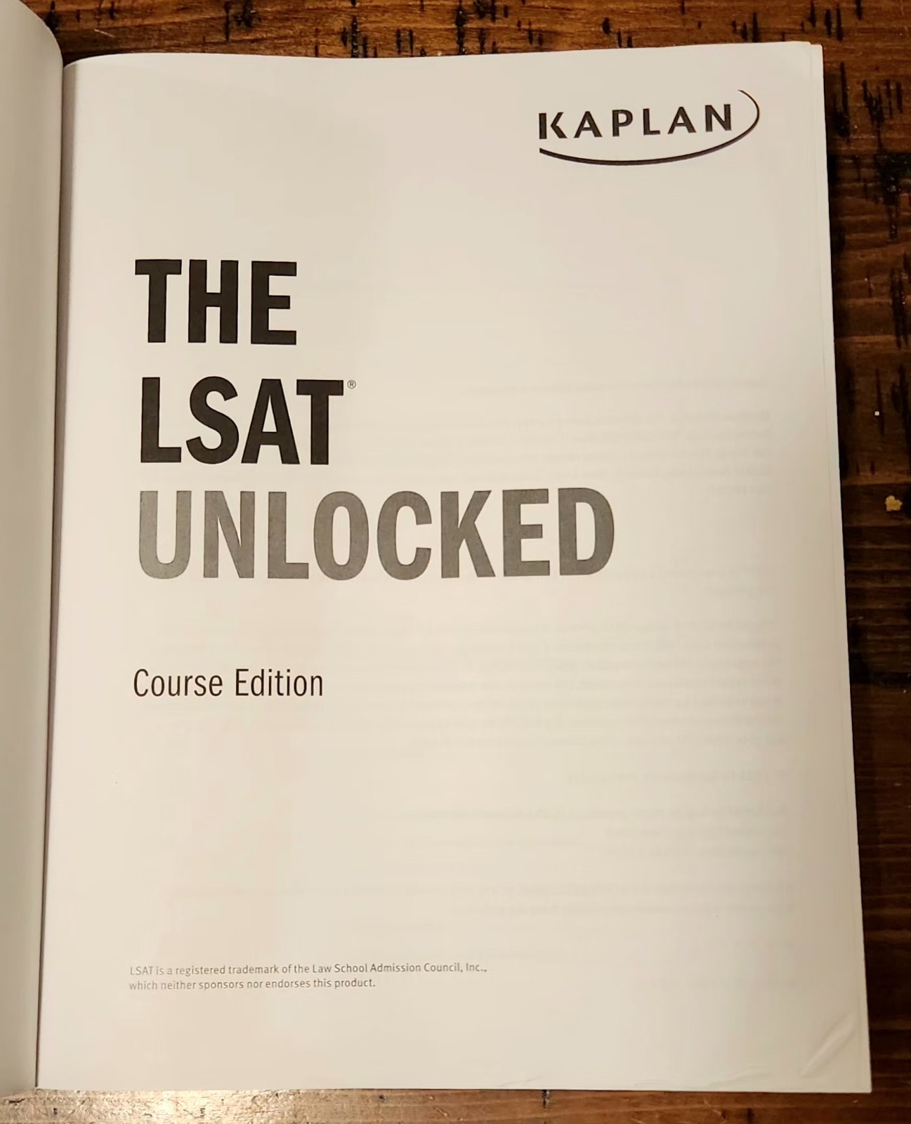 Kaplan LSAT Prep Lesson Book & LSAT Unlocked Course Edition 2021