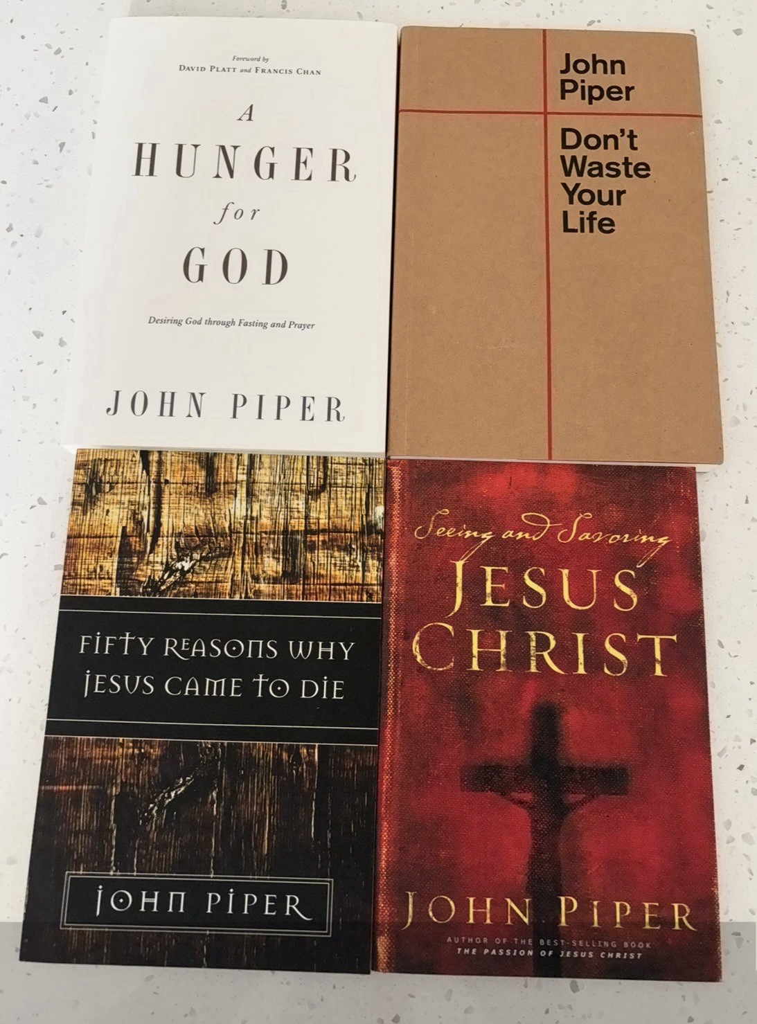 John Piper Book Lot of 4 Titles