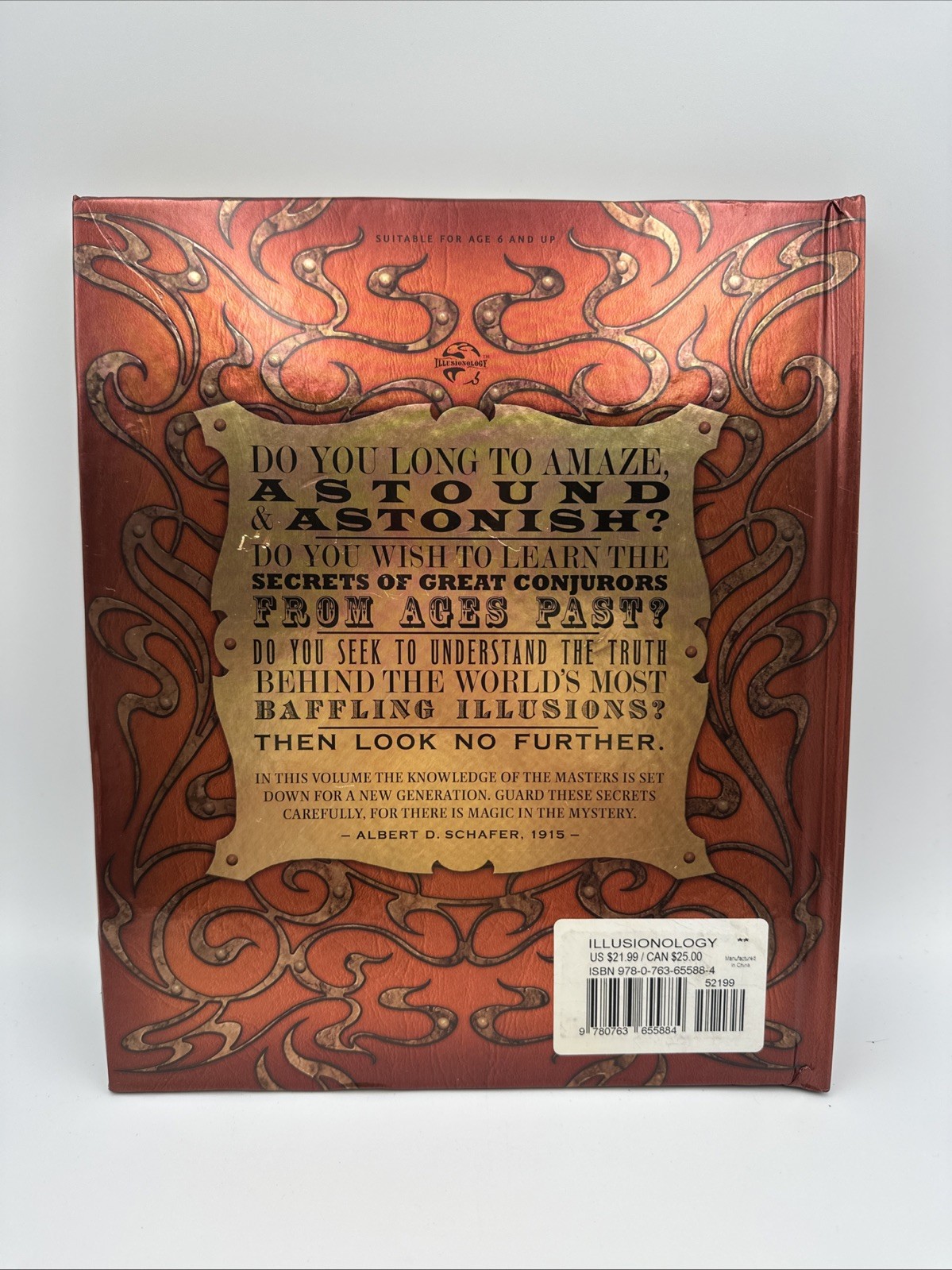 Illusionology: The Secret Science of Magic Schafer, Albert Magician Book