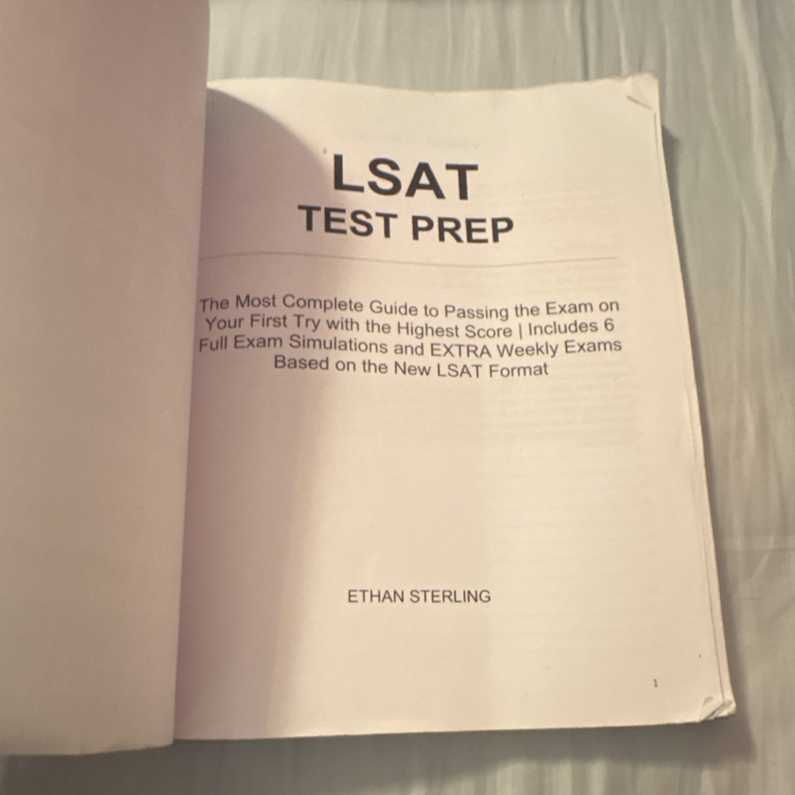 The New LSAT LSAT Test Prep 2025 The New Format by Ethan Sterling Practice Tests