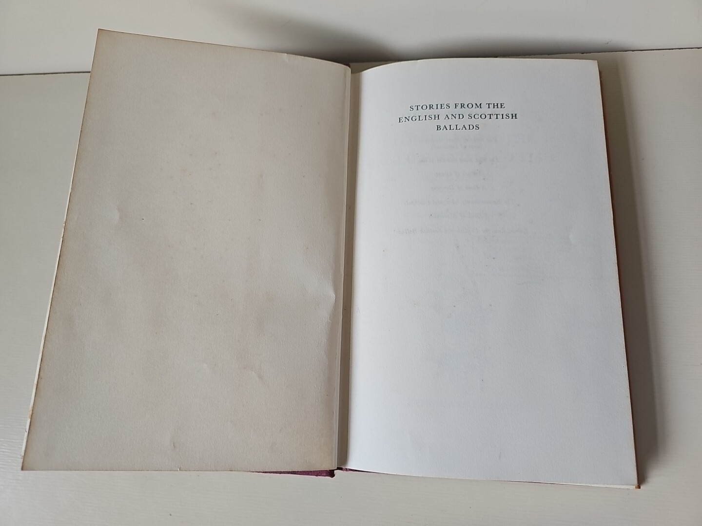 Stories From The English & Scottish Ballads R Manning-Sanders 1968 Ex Library