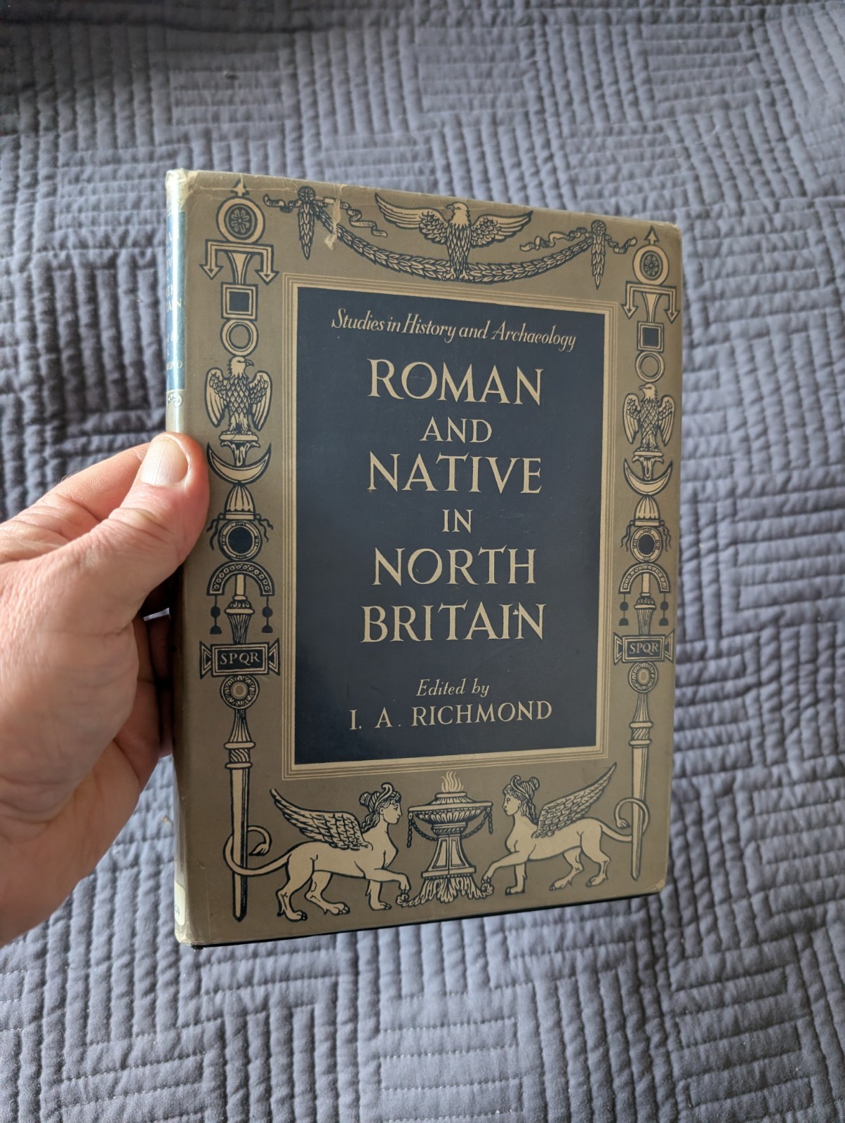 Roman And Native In North Britain Hardcover Book I A Richmond 1958 Ex Library