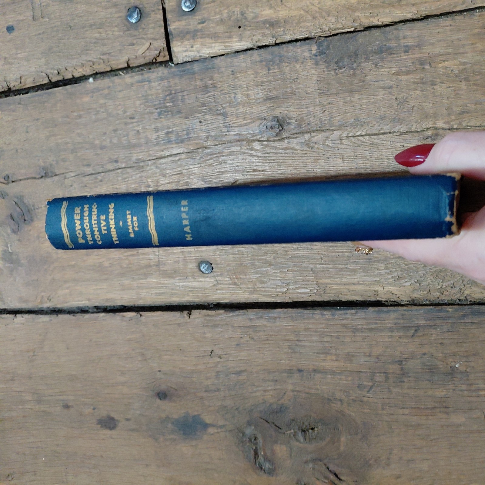Power Through Constructive Thinking Emmet Fox 1940 Printing Hardcover