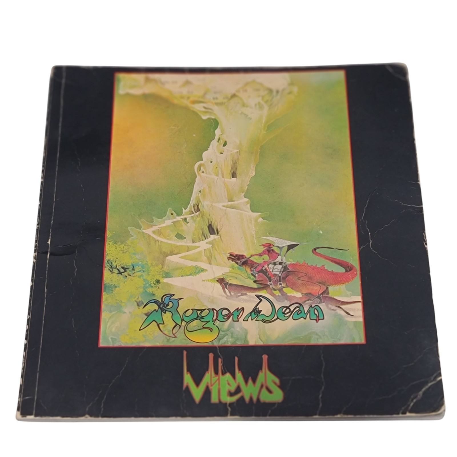 Views Roger Dean Art Book 1975 2nd Ed Paperback Fantasy Yes Band Cover Art