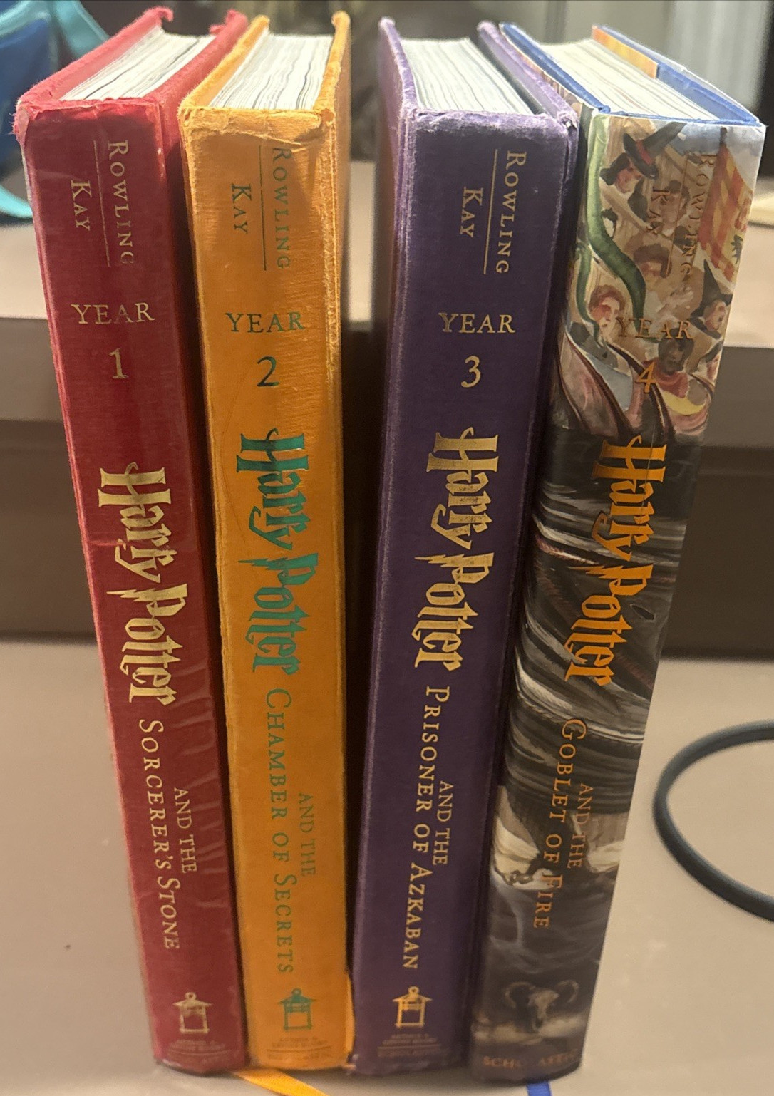Harry Potter and the Goblet of Fire Illustrated Edition Lot + Stone Chamber Azk
