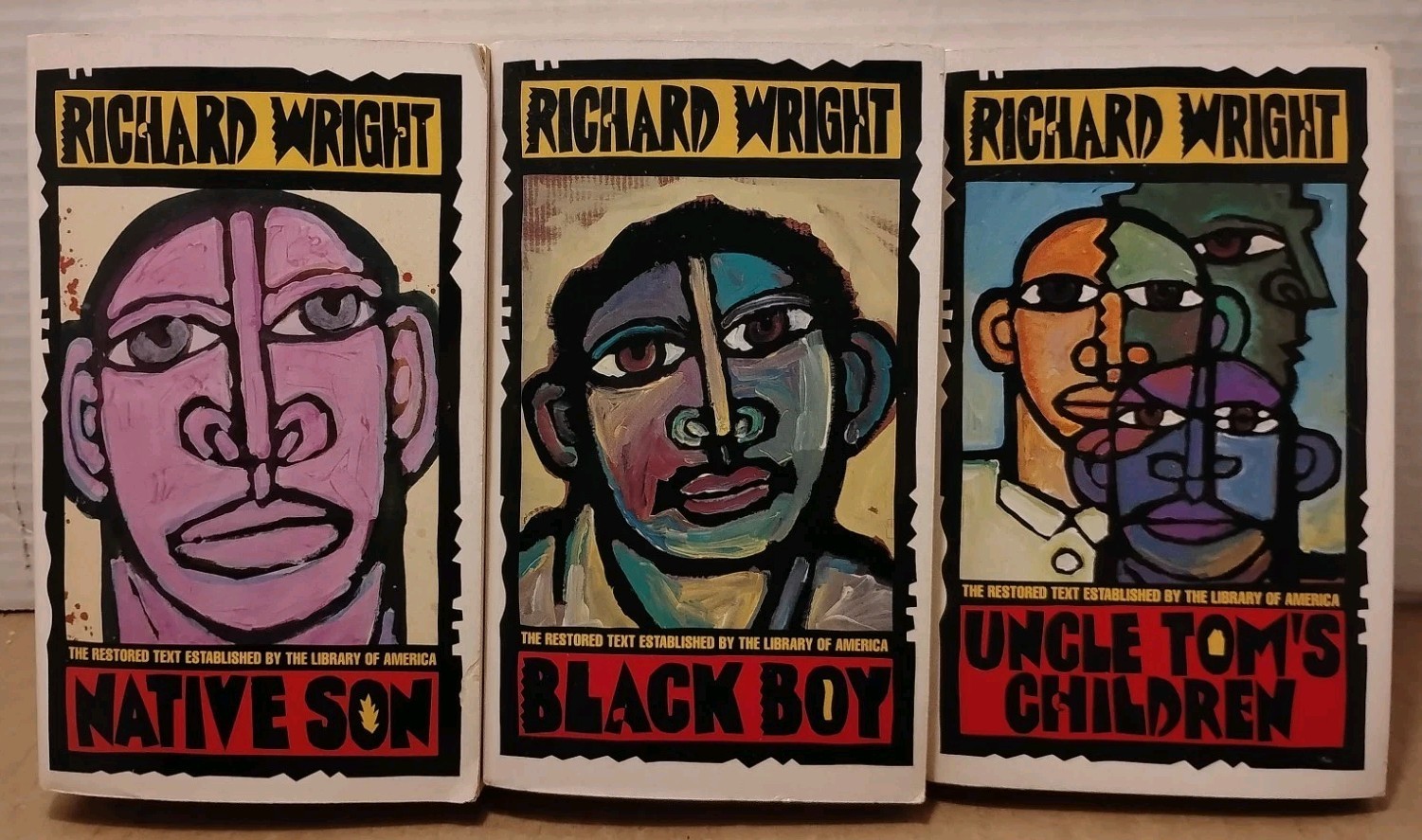 RICHARD WRIGHT – Lot of 3 Classic PBs Native Son Black Boy Uncle Tom&rsquo;s Children