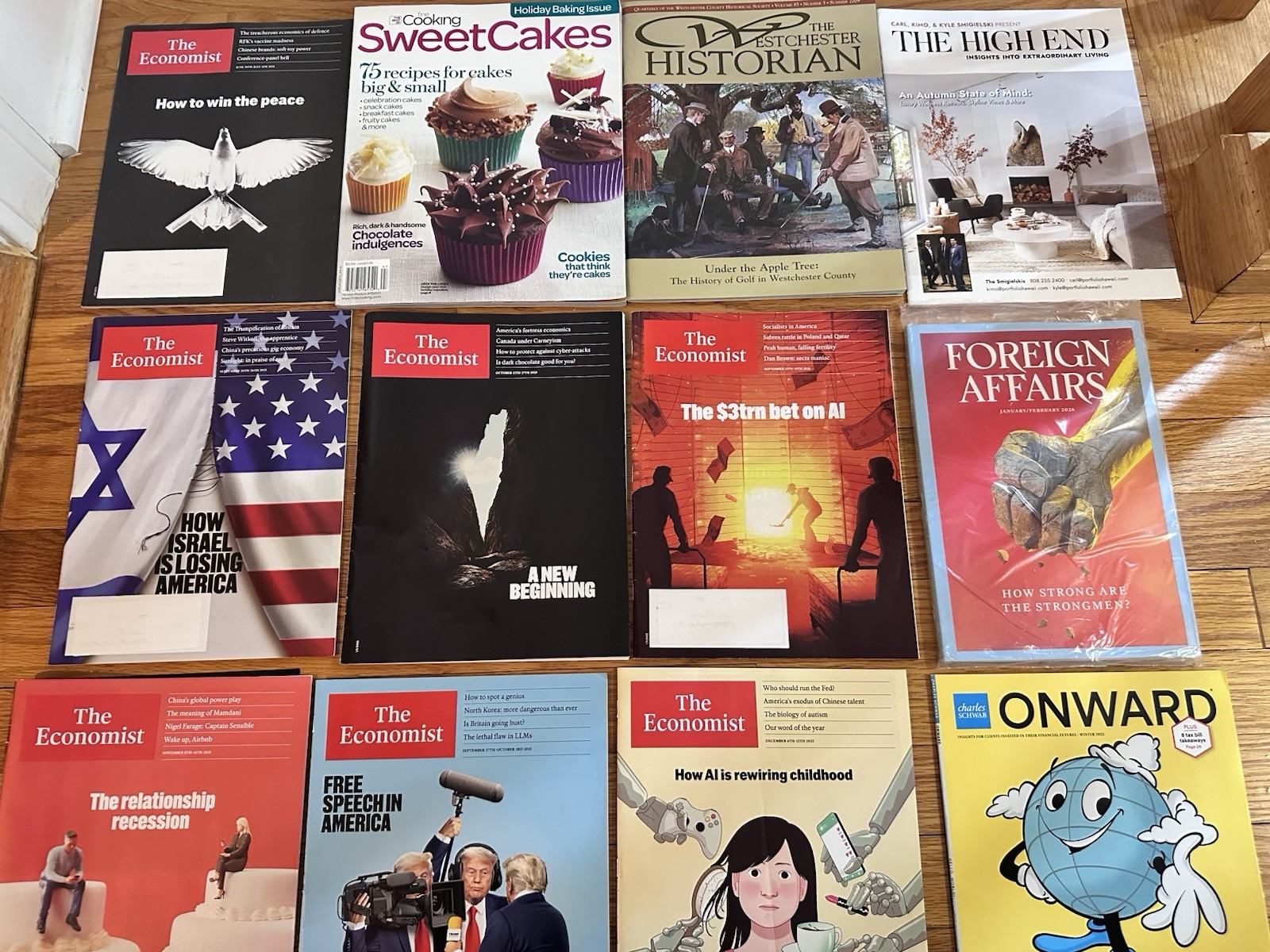 Lot Of 12 People Outside Inspire New Yorker Live Happy Magazines Vampires Recycl
