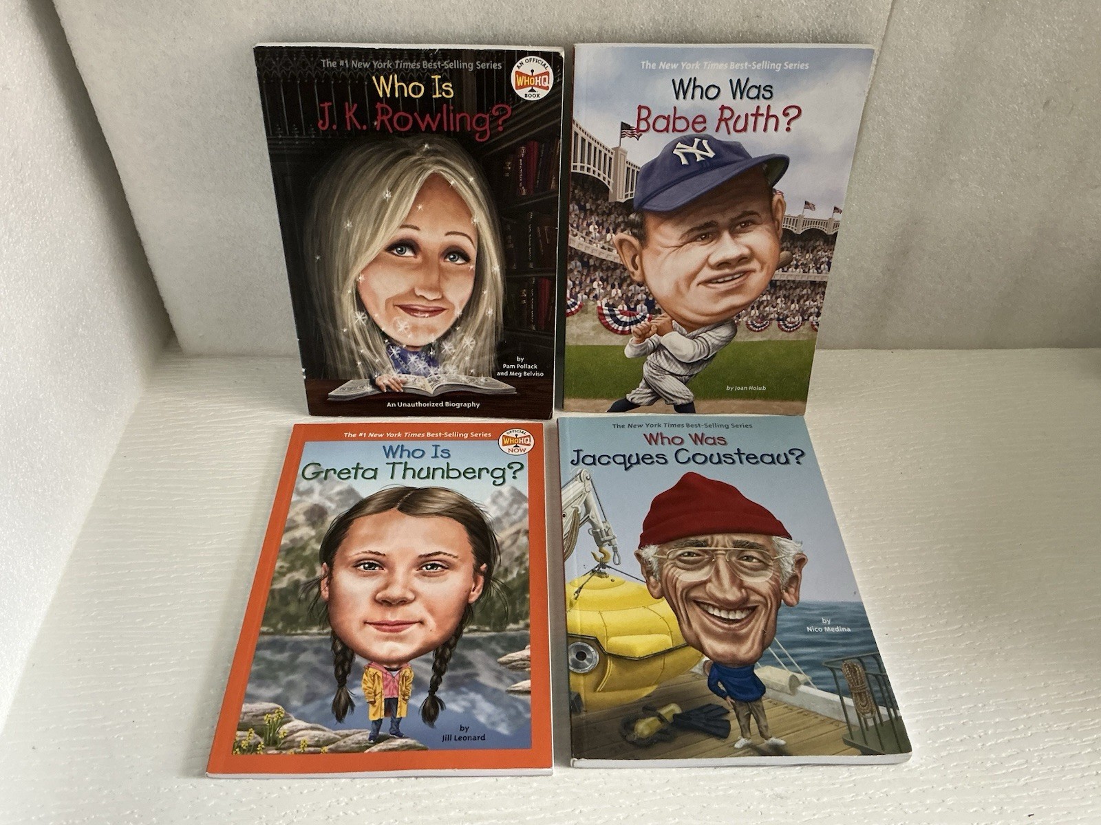 4 Who what where was book lot of paperback books kids nonfiction chapter – VG