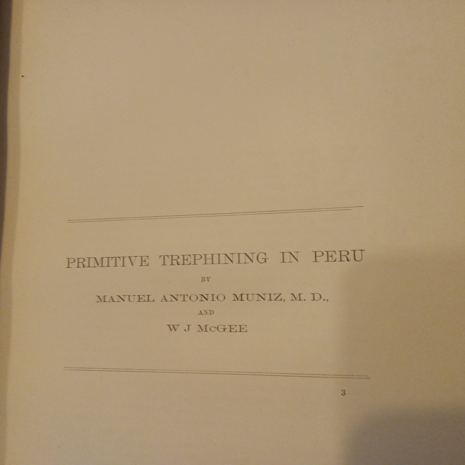 16th BUREAU OF AMERICAN ETHNOLOGY, 1894-95, PERU, CAN. DE CHELLY, MAYA, TUSAYAN