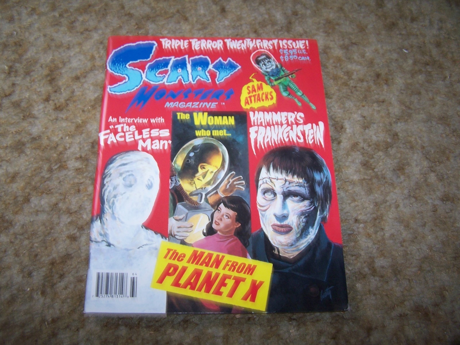 Scary Monsters Magazine-# 21 -Dec. 1996-Man from Planet X