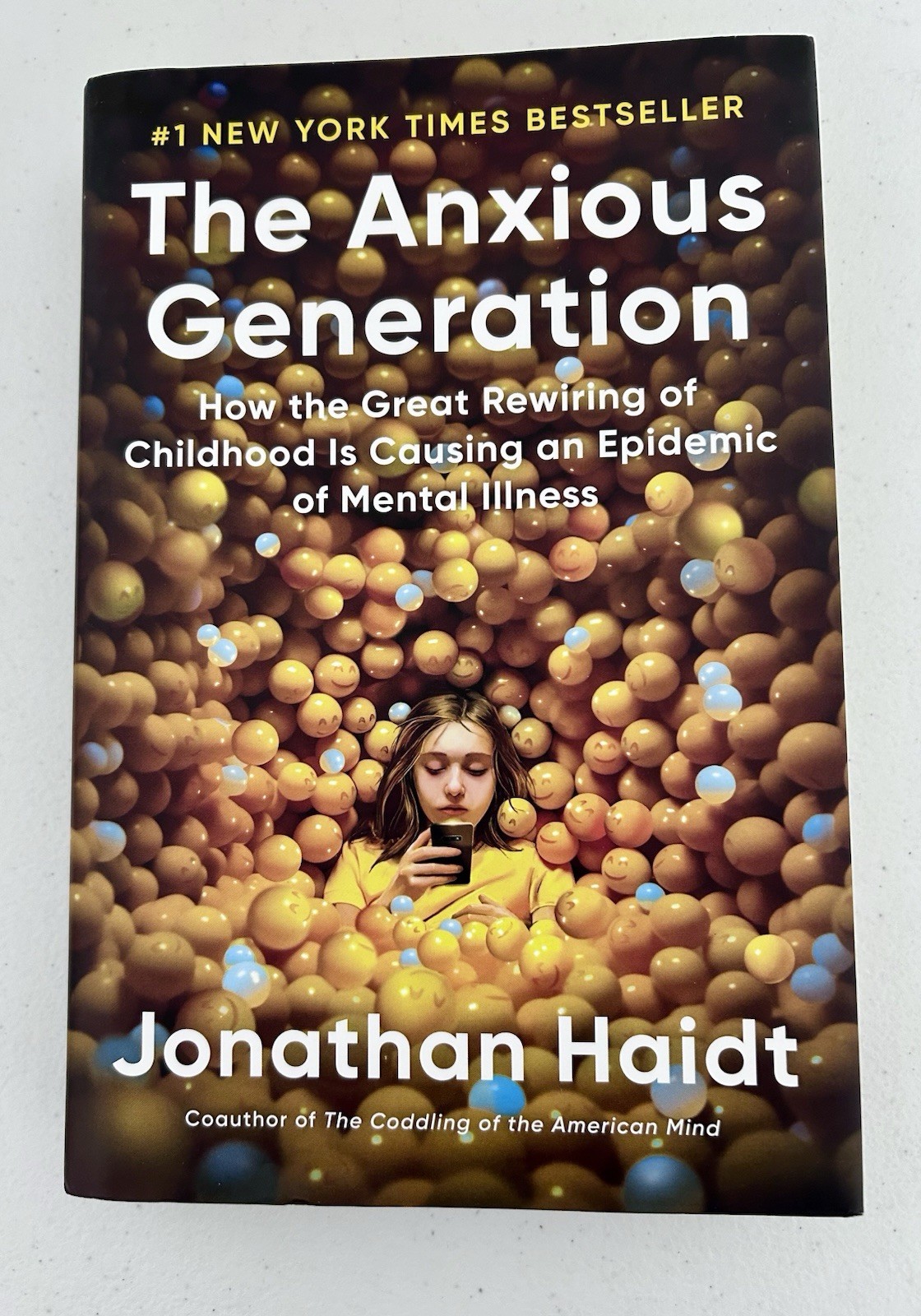 The Anxious Generation By Jonathan Haidt Hardcover Book 2024