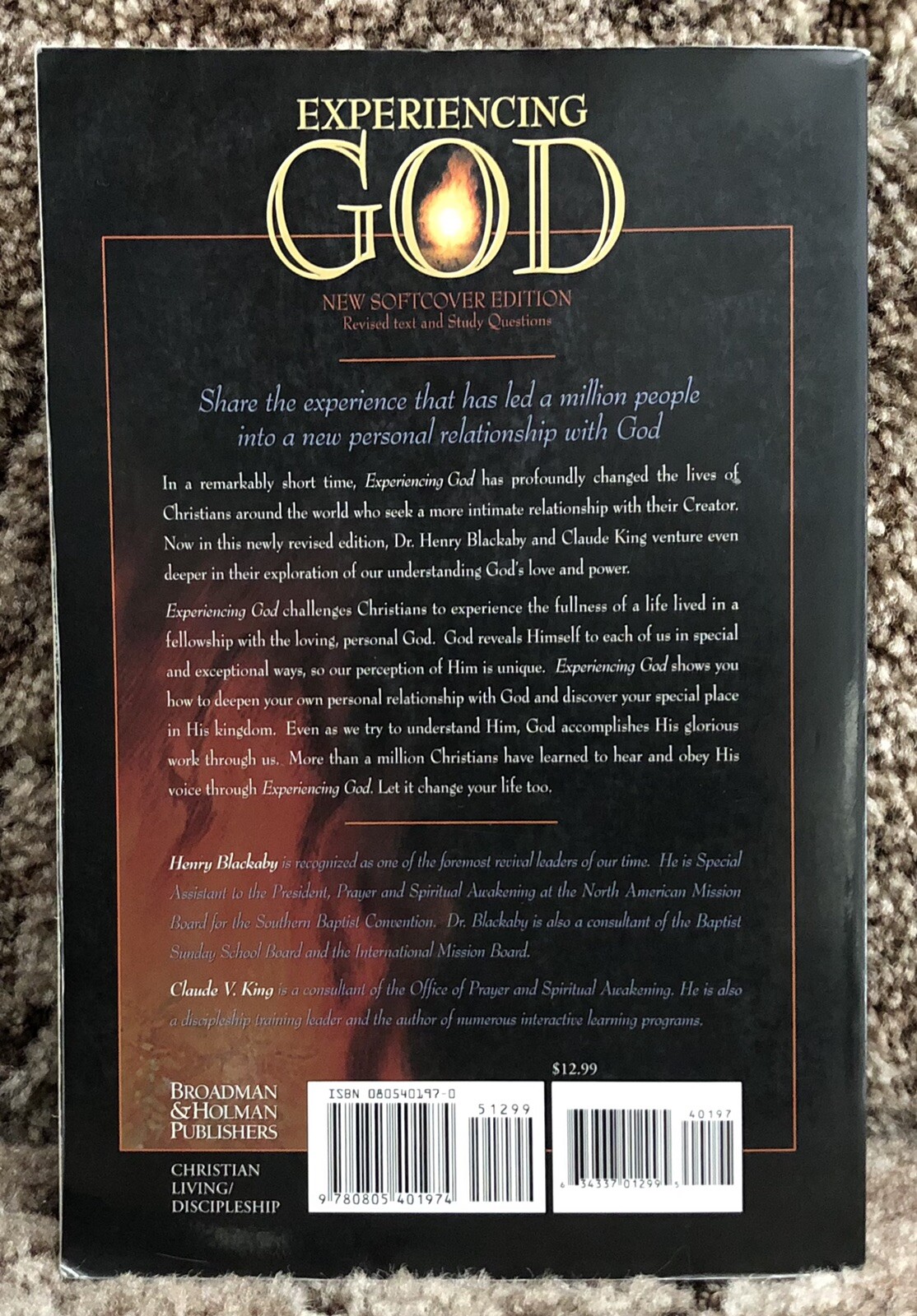 Experiencing God Henry Blackaby and Claude King 1998 B&H Publishers PB 288 Pages
