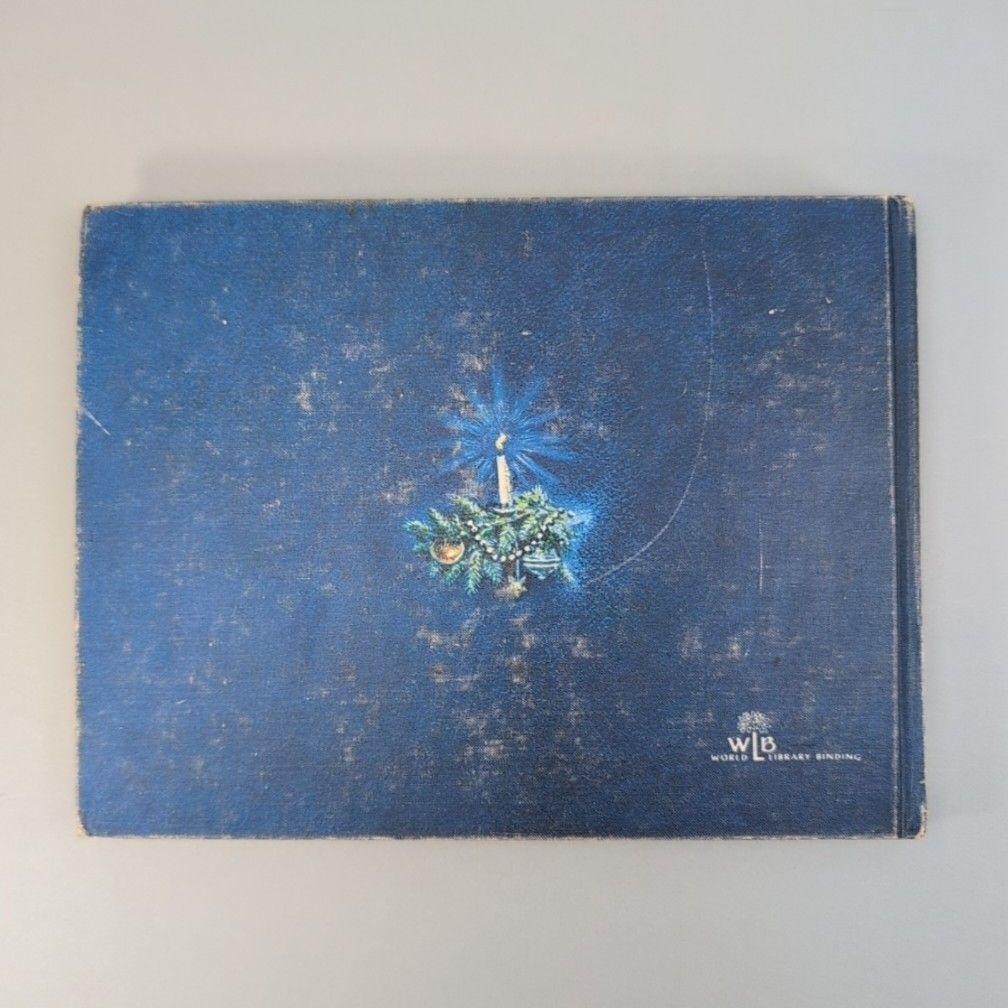Vintage 1966 Take Joy! Tasha Tudor Christmas Book HC Blue Ex-Lib USA Illustrated