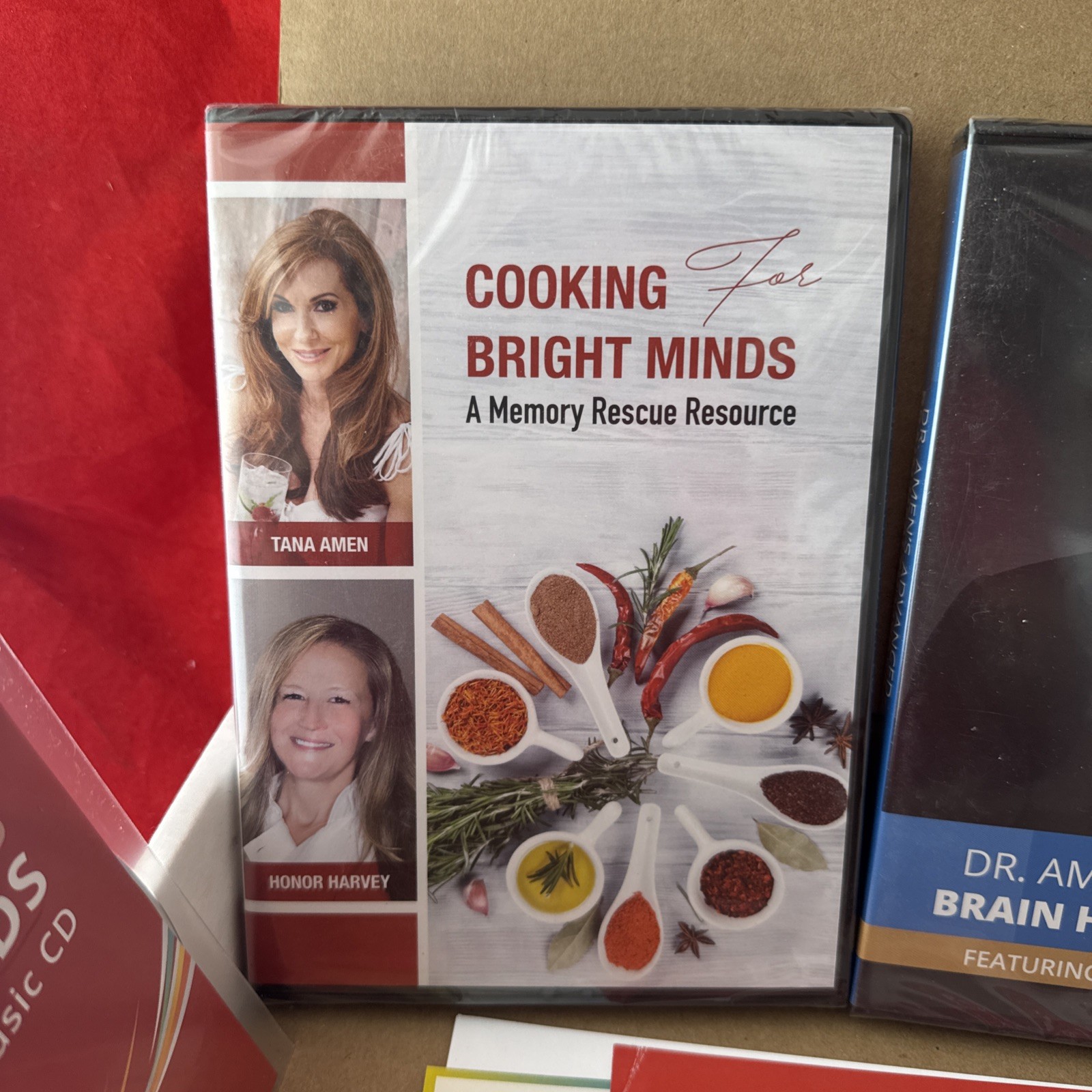 Dr. Daniel Amen&rsquo;s Memory Rescue Master Package Book Workbook 2 DVD’s CD
