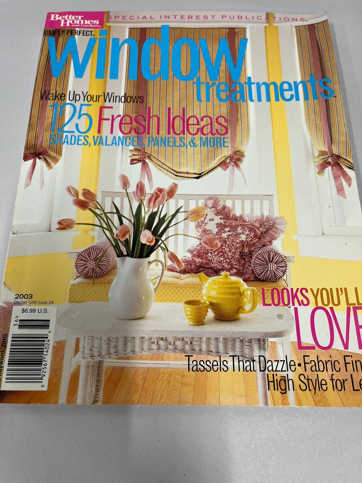 Better Homes & Gardens Window Treatments Magazine 2003 Home Decor Ideas