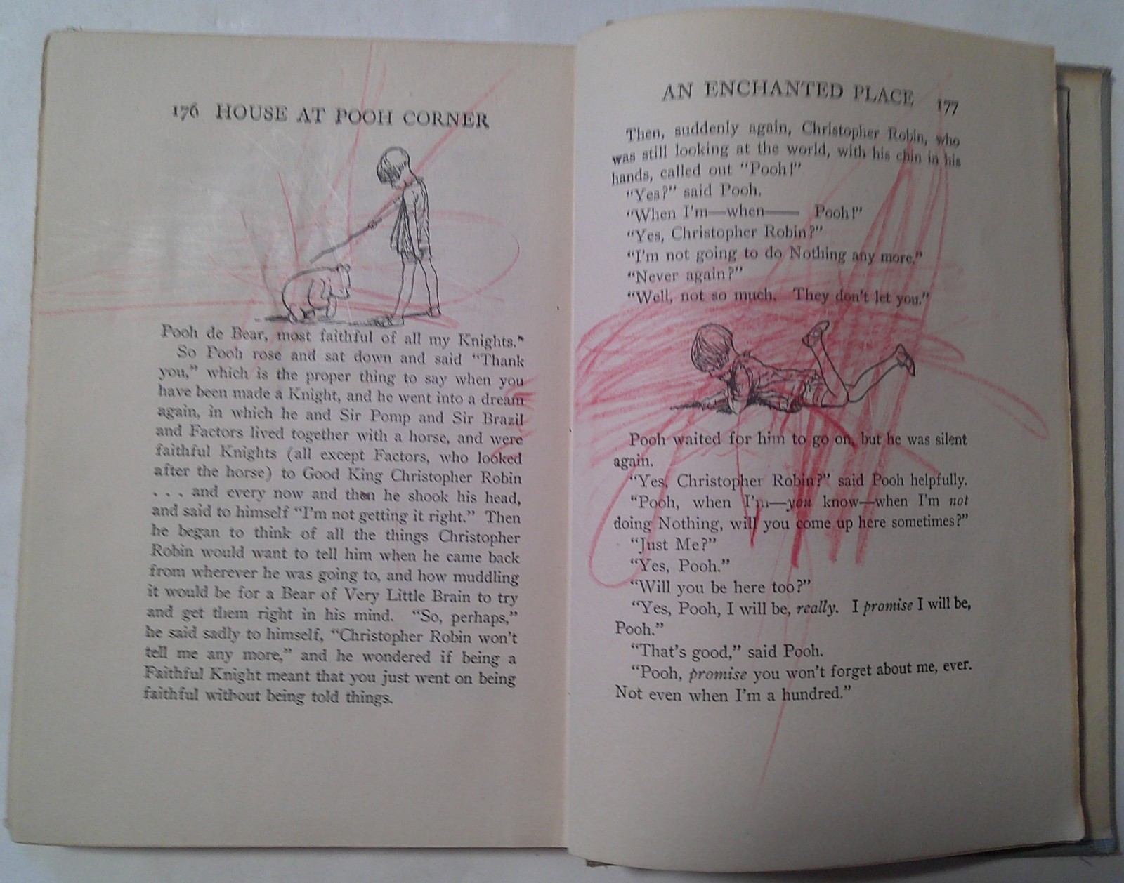 THE HOUSE AT POOH CORNER by A. A. Milne 1945 Illustrated by E. H. Shepard HB