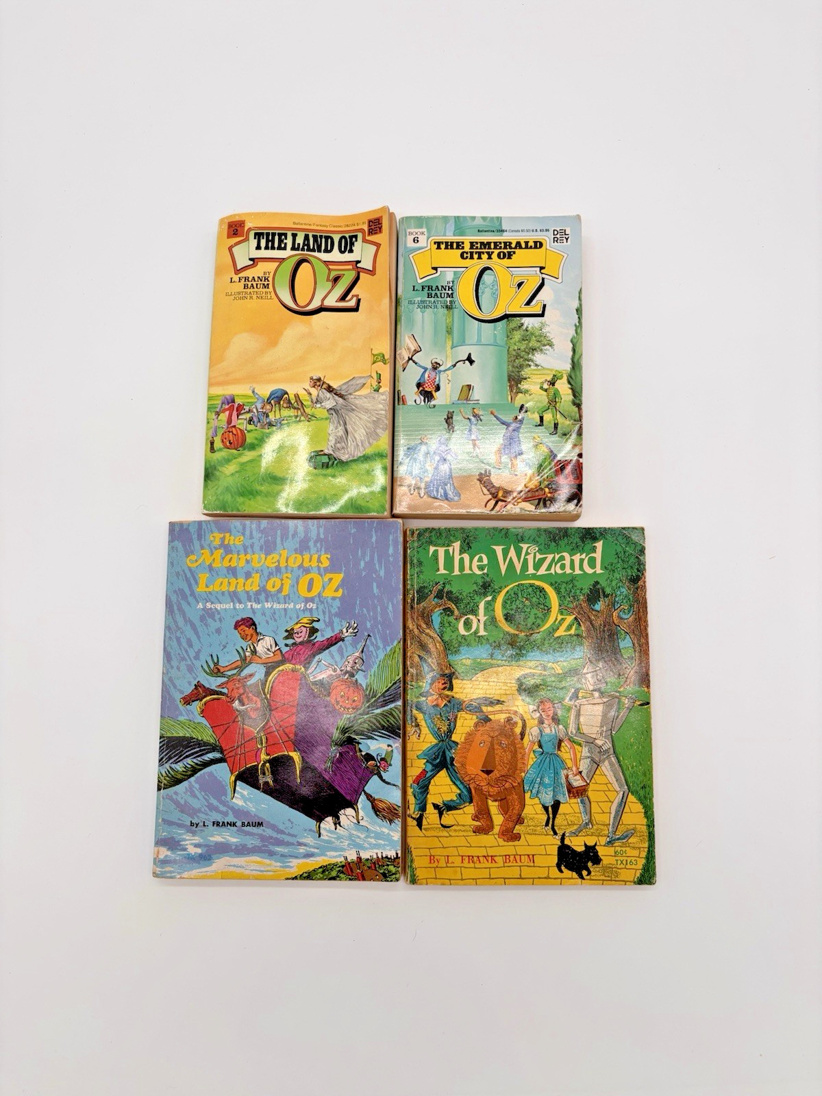 Wizard Of Oz Chapter Books Set Of 4 Vintage 1970s Paperback Books Scholastic