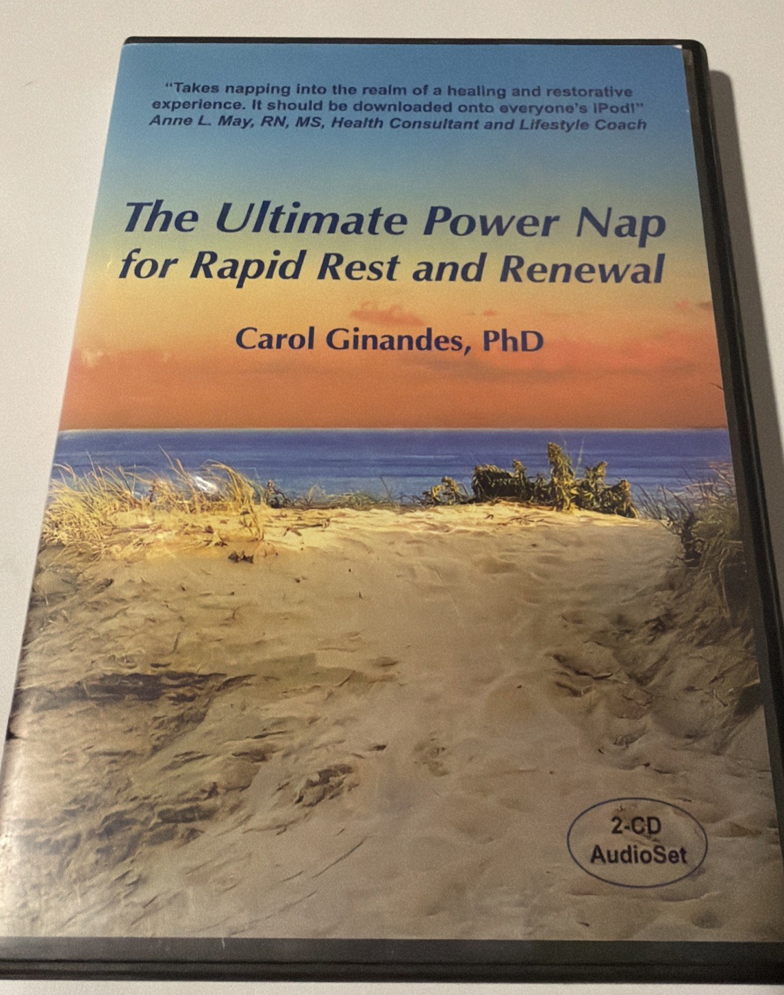 Ultimate Power Nap for Rapid Rest and Relaxation by Carol Ginandes 2 CD Audio