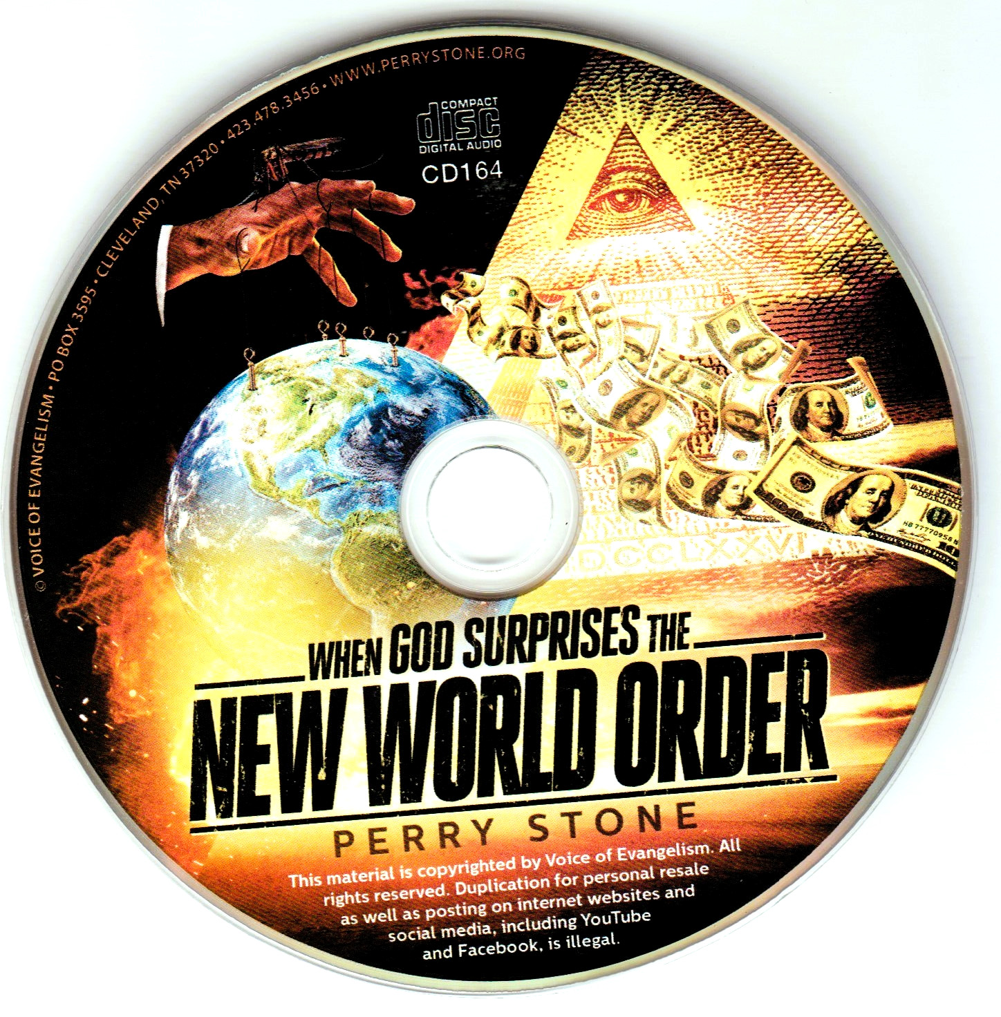 Perry Stone: Breaking End-Time Prophetic Codes (2015 7 CD Set + Bonus CD) V.G.+