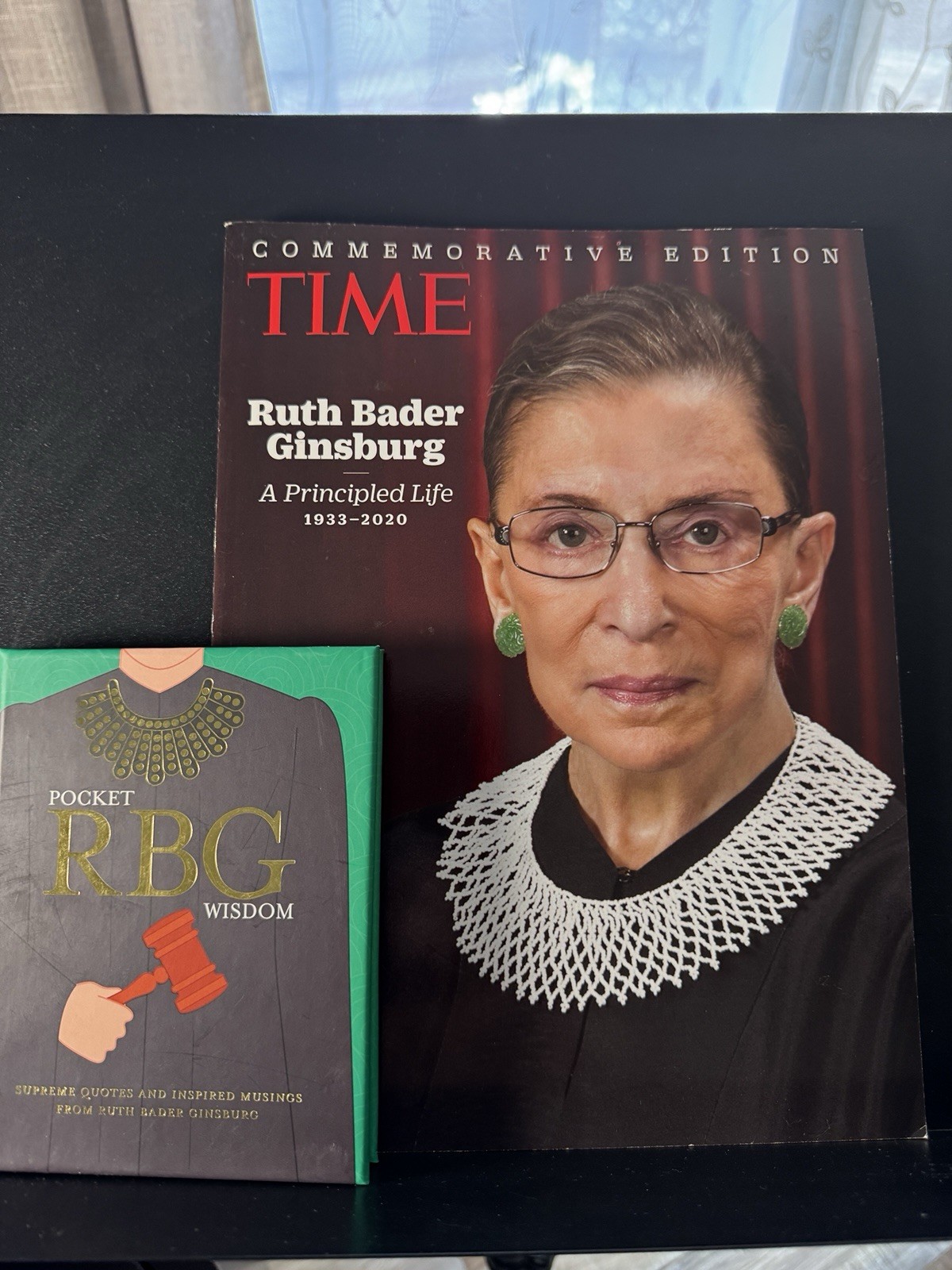 Ruth Bader Ginsburg Magazine Time Commemorative Edition + Pocket RBG Wisdom