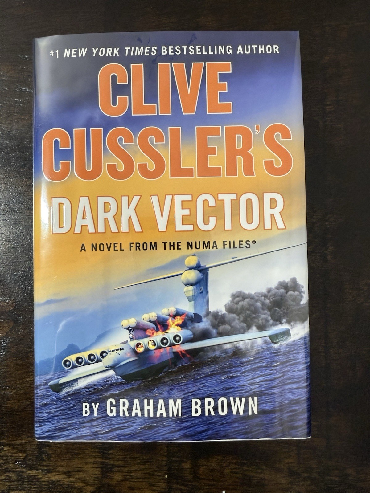 Clive Cussler’s Dark Vector By Graham Brown Signed Hardcover 1st/1st