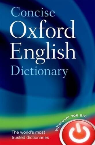 Concise Oxford English Dictionary: Main edition – Hardcover – GOOD
