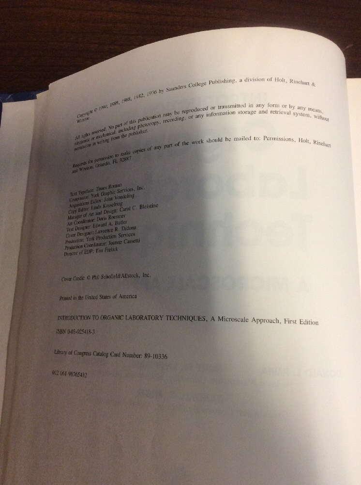 Introduction to Organic Lab Techniques : A Microscale Approach by Randall G. En…