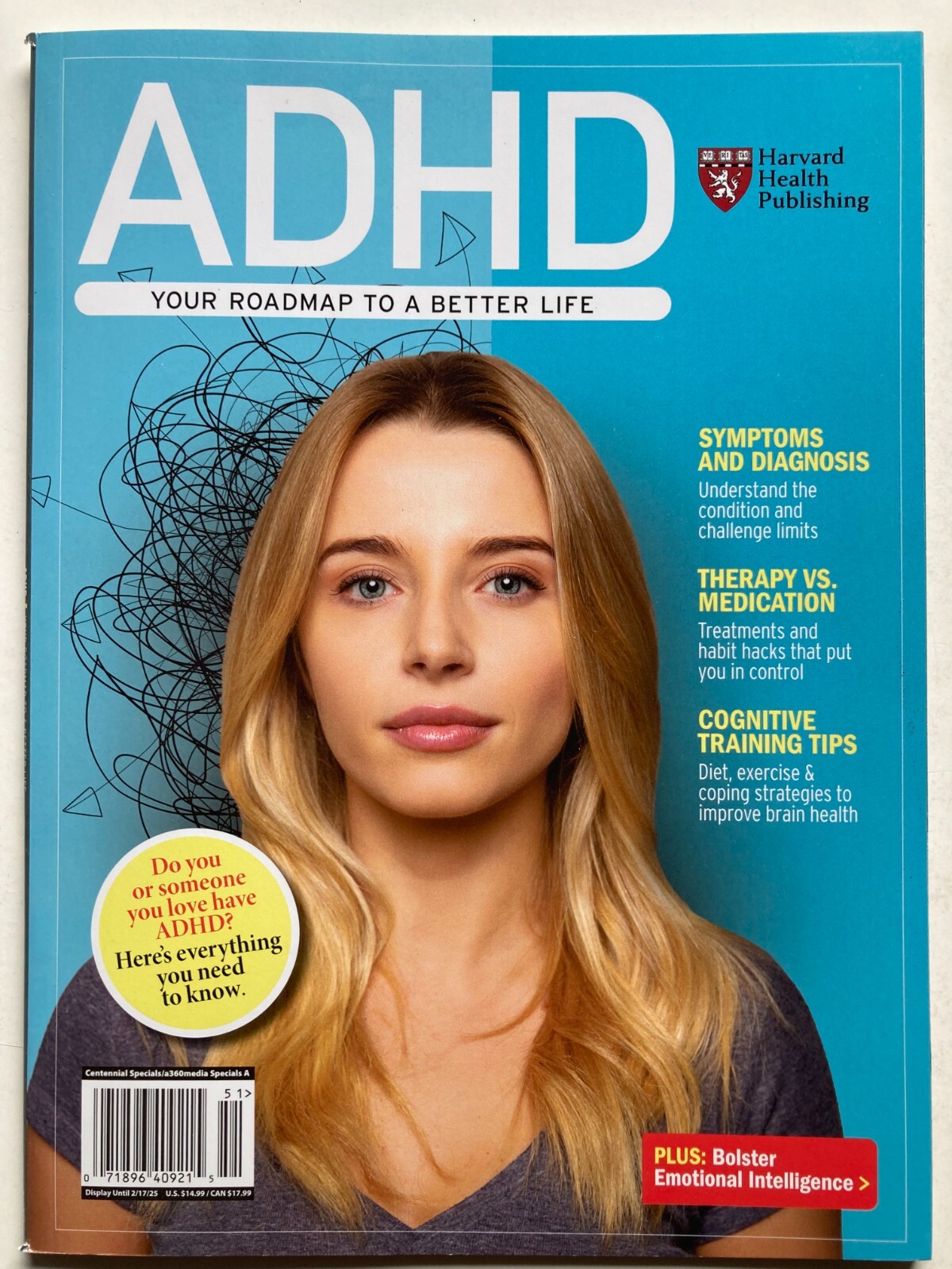 ADHD – YOUR ROADMAP TO A BETTER LIFE 2024 HARVARD HEALTH Magazine + BRAND NEW