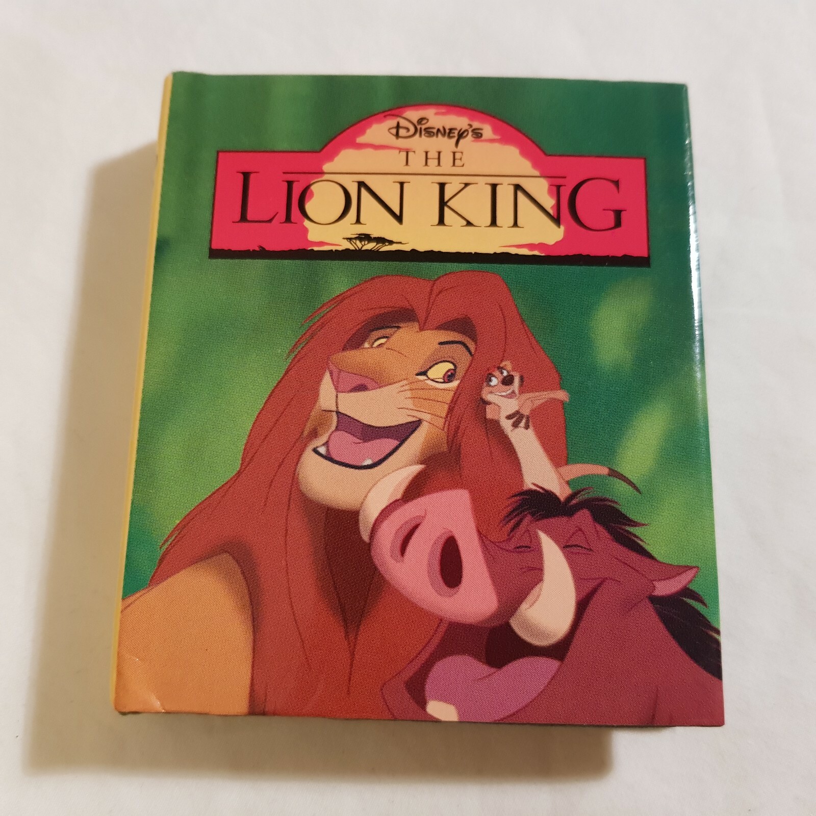 Lion King Miniature book Disney 8cm Running Press hardcover glossy dust jacket