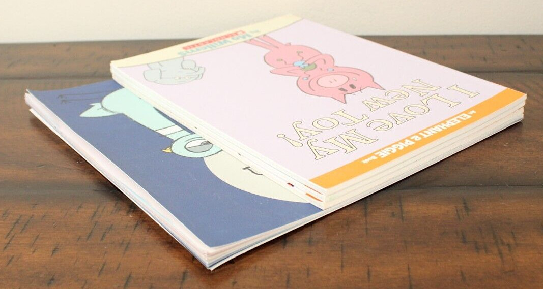 MO WILLEMS BOOK LOT Elephant & Piggie Early Readers + Pigeon Stay Up Late Books