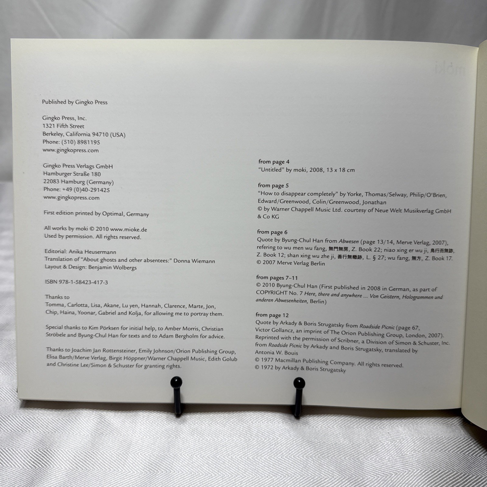 How to Disappear by Not Available (2010, Hardcover)