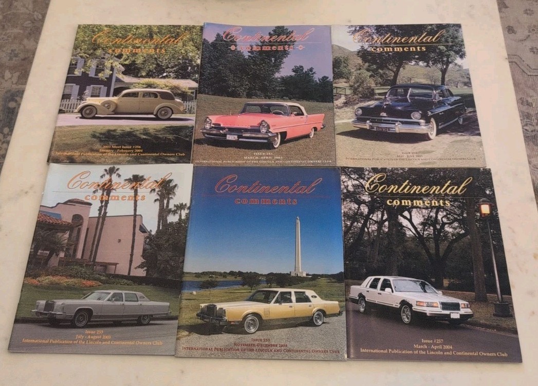 2000&rsquo;s (2000 2001 2002 2003 2004) CONTINENTAL COMMENTS LINCOLN MAGAZINE LOT (24)