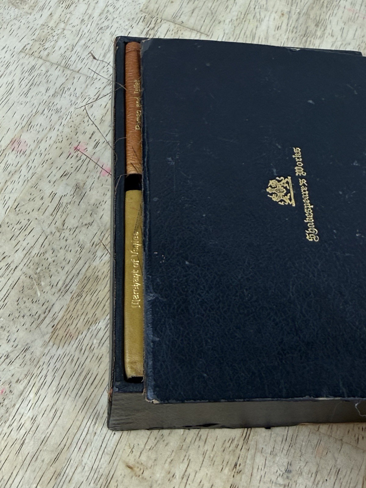 Antique William Shakespeare 24 Mini Books Knickerbocker Complete Set w/ Box