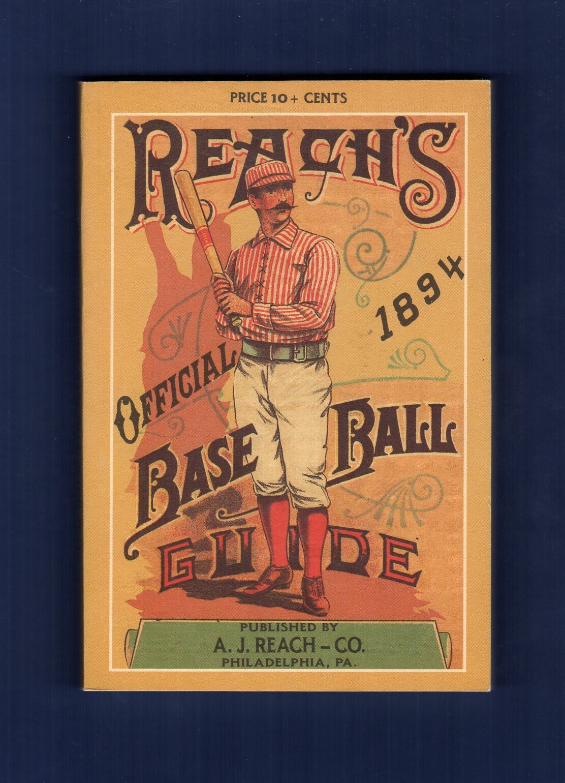 1894 REACH&rsquo;S BASEBALL GUIDE ~ 1989 Horton P.C. | 168 pages ~ Scarce REPRINT! A