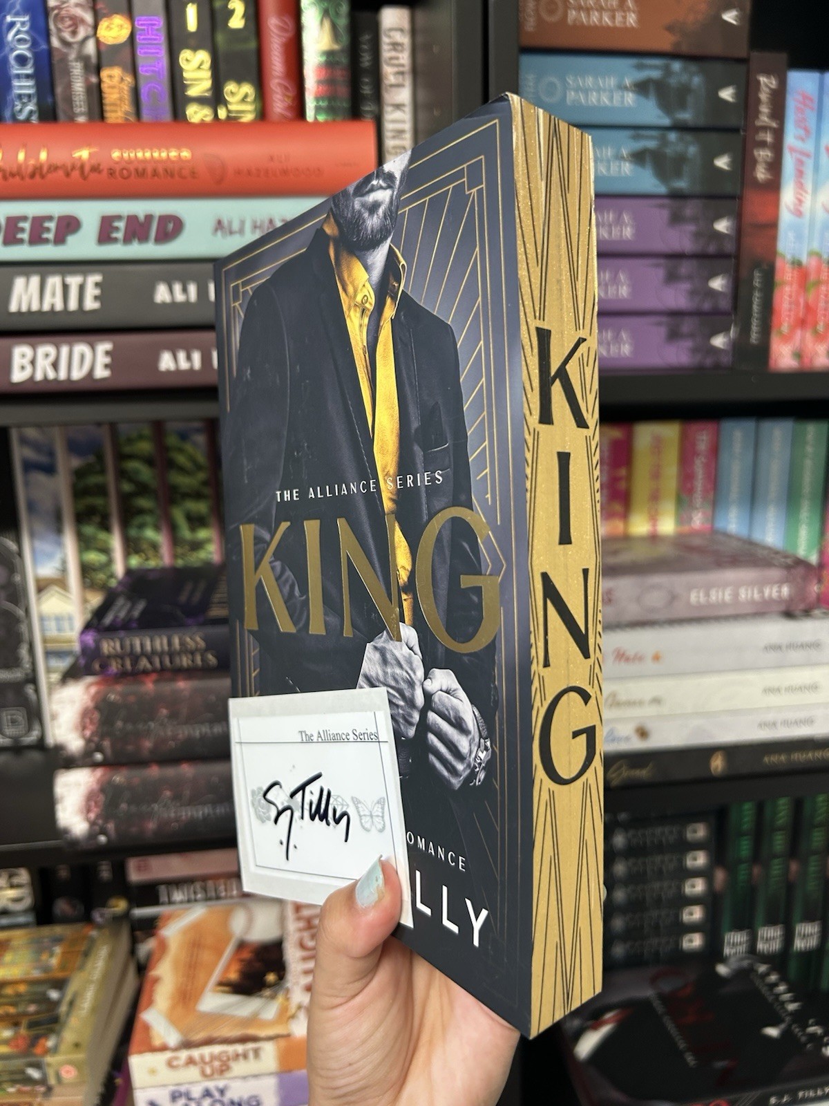 King (Deluxe Edition) by S.J. Tilly SIGNED BP