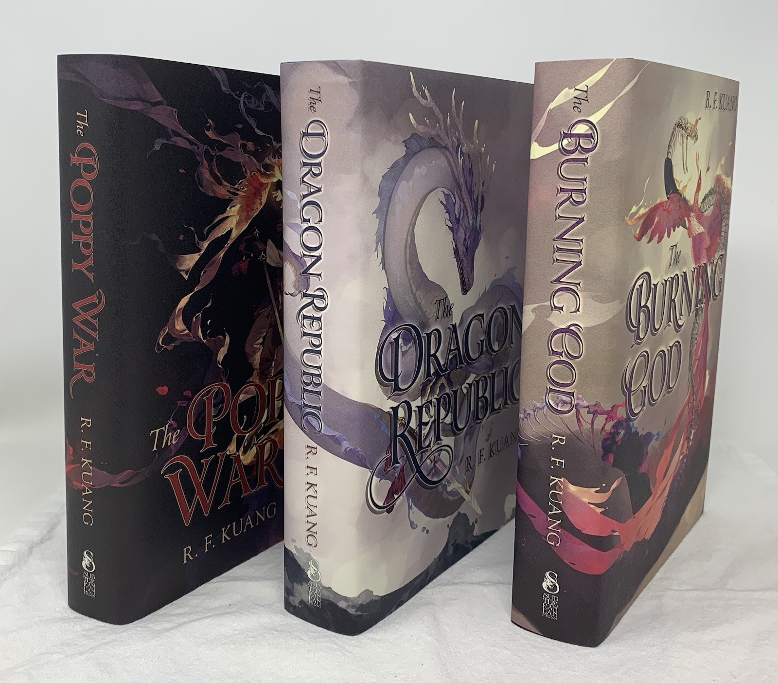 Poppy War Trilogy RF Kuang Matching Signed Numbered Set Subterranean Press #/500