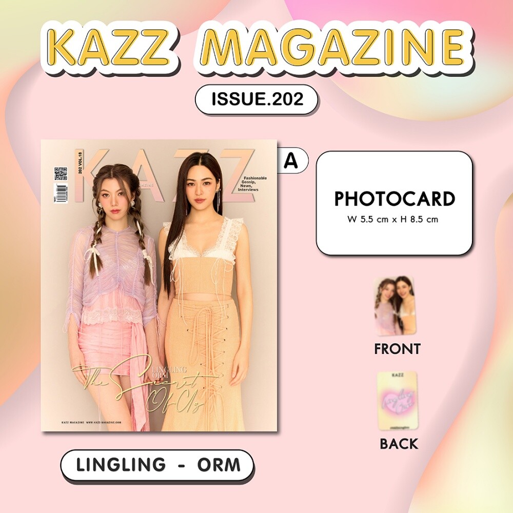 💨The Secret of Us 💖 Lingling & Orm Thai GL on cover Kazz Thai Magazine