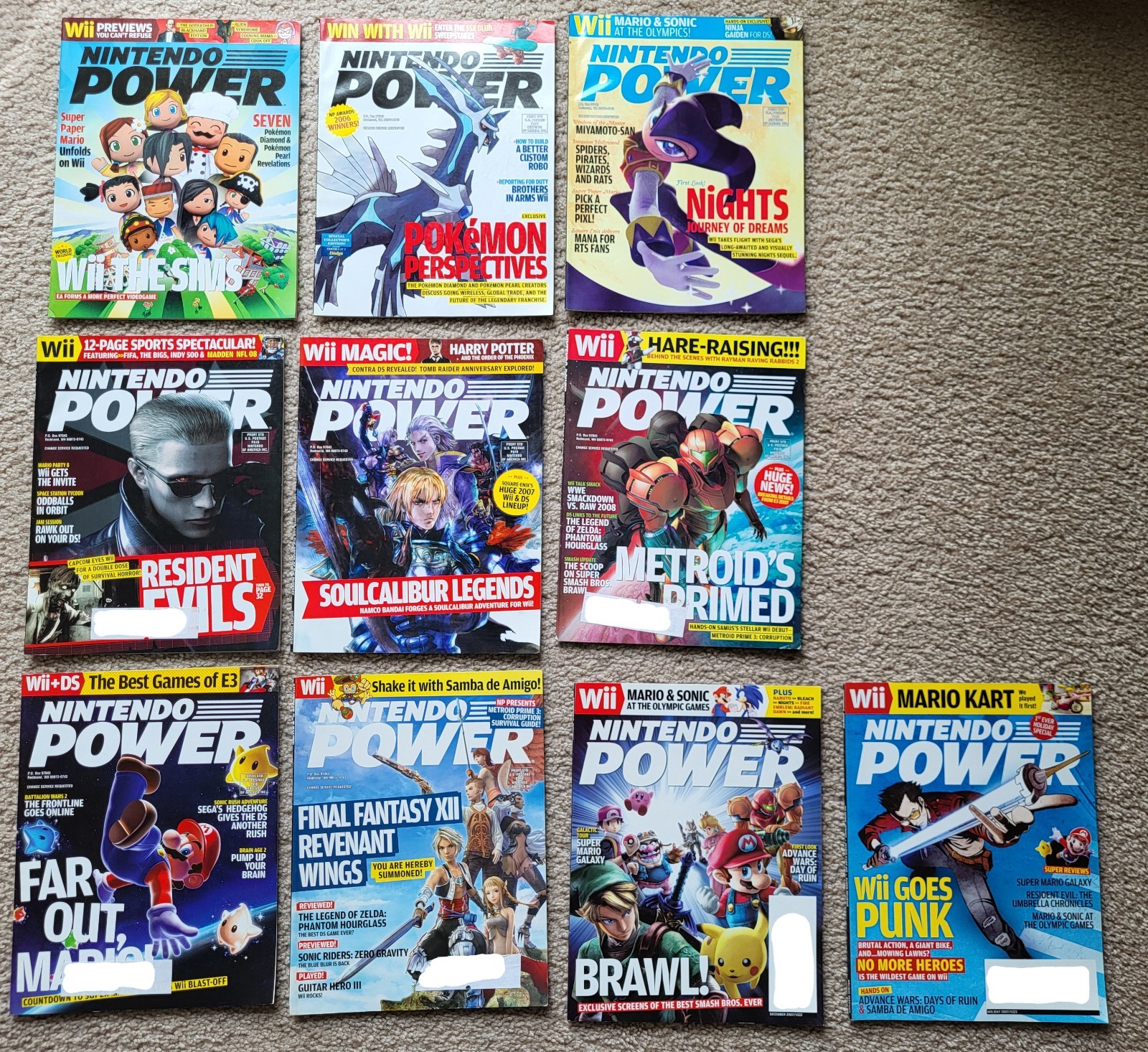 Nintendo Power Magazine READ DESC. Volume Year 2007-2012 Subscriber Edition